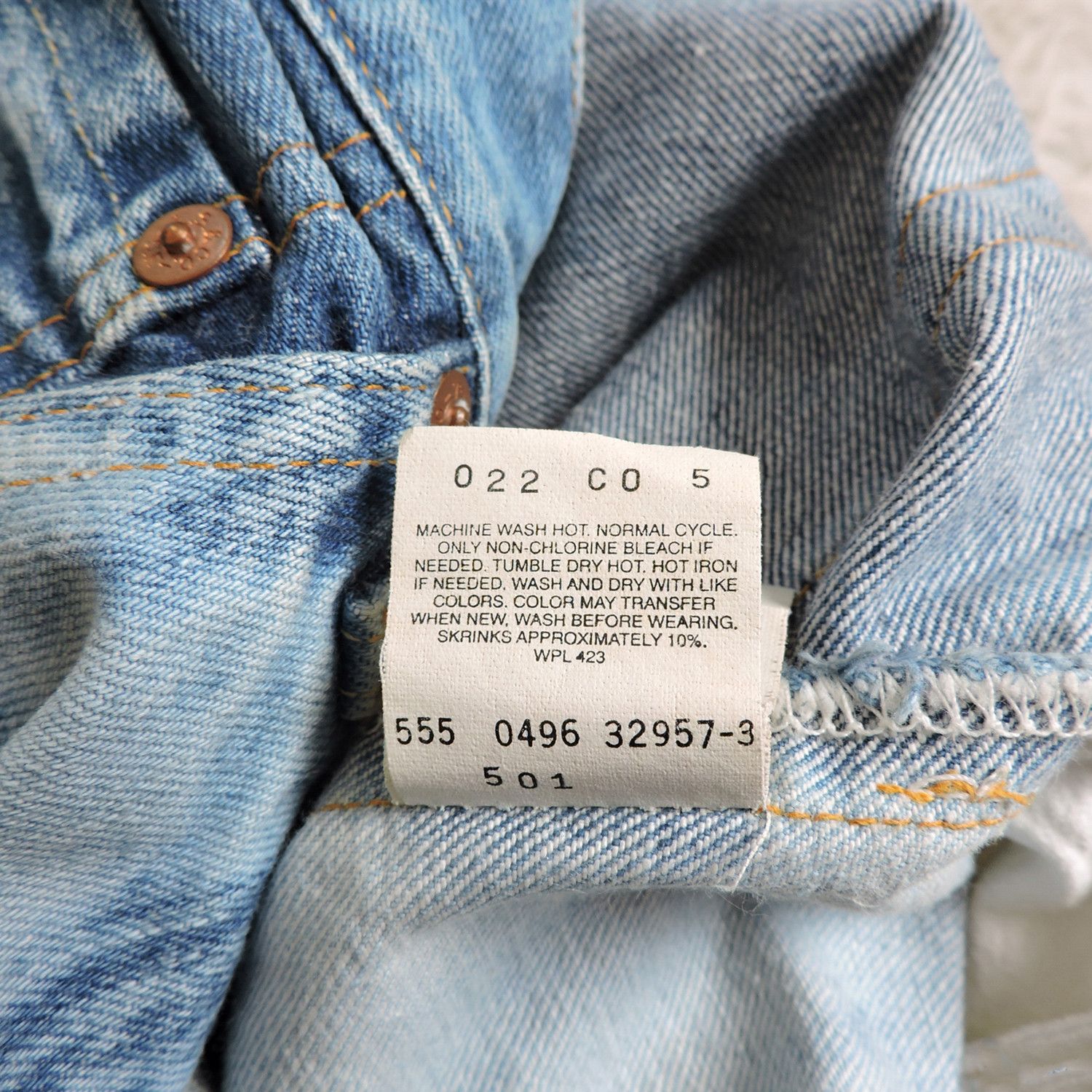Levi's LEVI'S 501 XX BIG E SELVEDGE WASHED DENIM LONG PANTS Size US 32 / EU 48 - 9 Thumbnail