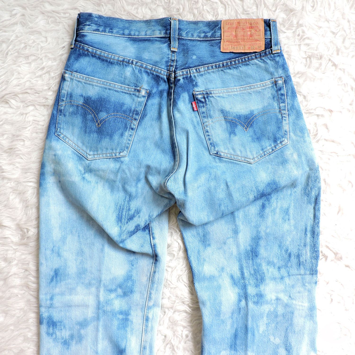 Levi's LEVI'S 501 XX BIG E SELVEDGE WASHED DENIM LONG PANTS Size US 32 / EU 48 - 4 Thumbnail
