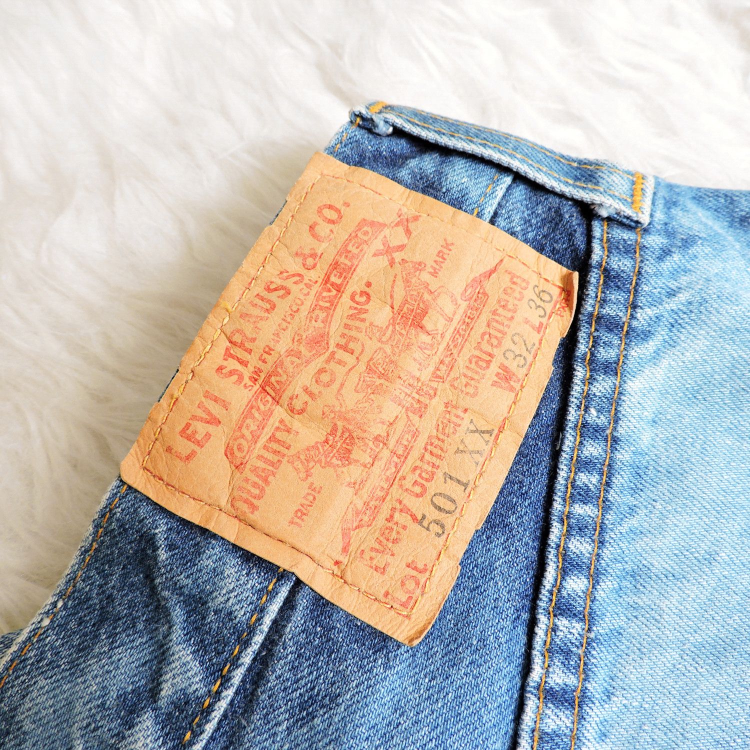 Levi's LEVI'S 501 XX BIG E SELVEDGE WASHED DENIM LONG PANTS Size US 32 / EU 48 - 5 Thumbnail