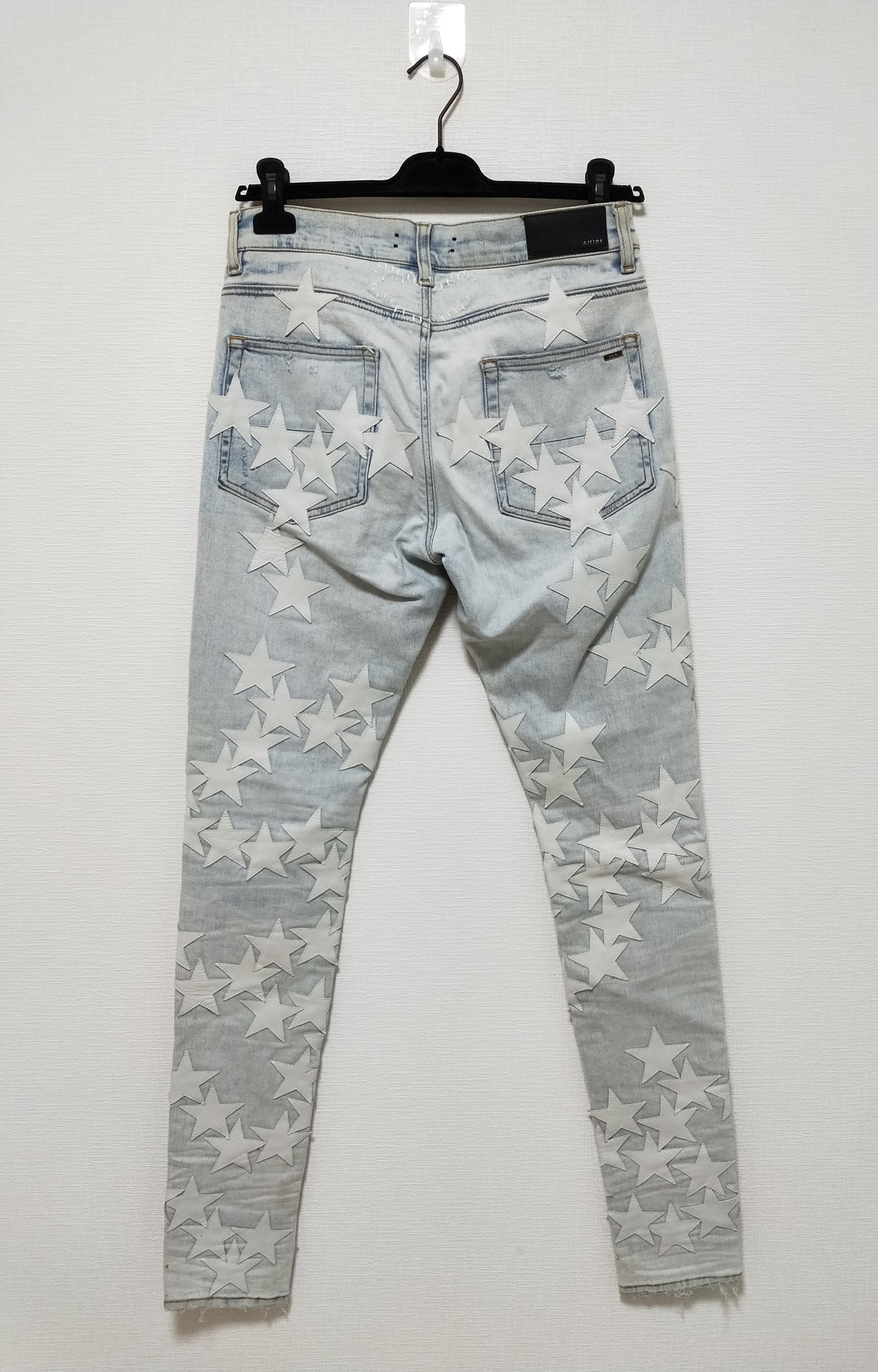 Amiri Chemist Leather Star Jeans Size US 31 - 2 Thumbnail