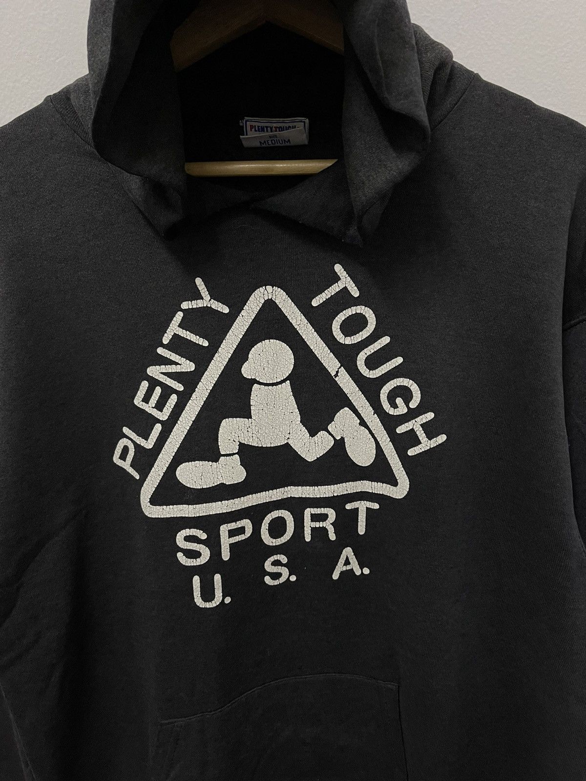 Vintage Vintage Plenty Tough Sport Art Design Hoodie Size US M / EU 48-50 / 2 - 2 Thumbnail