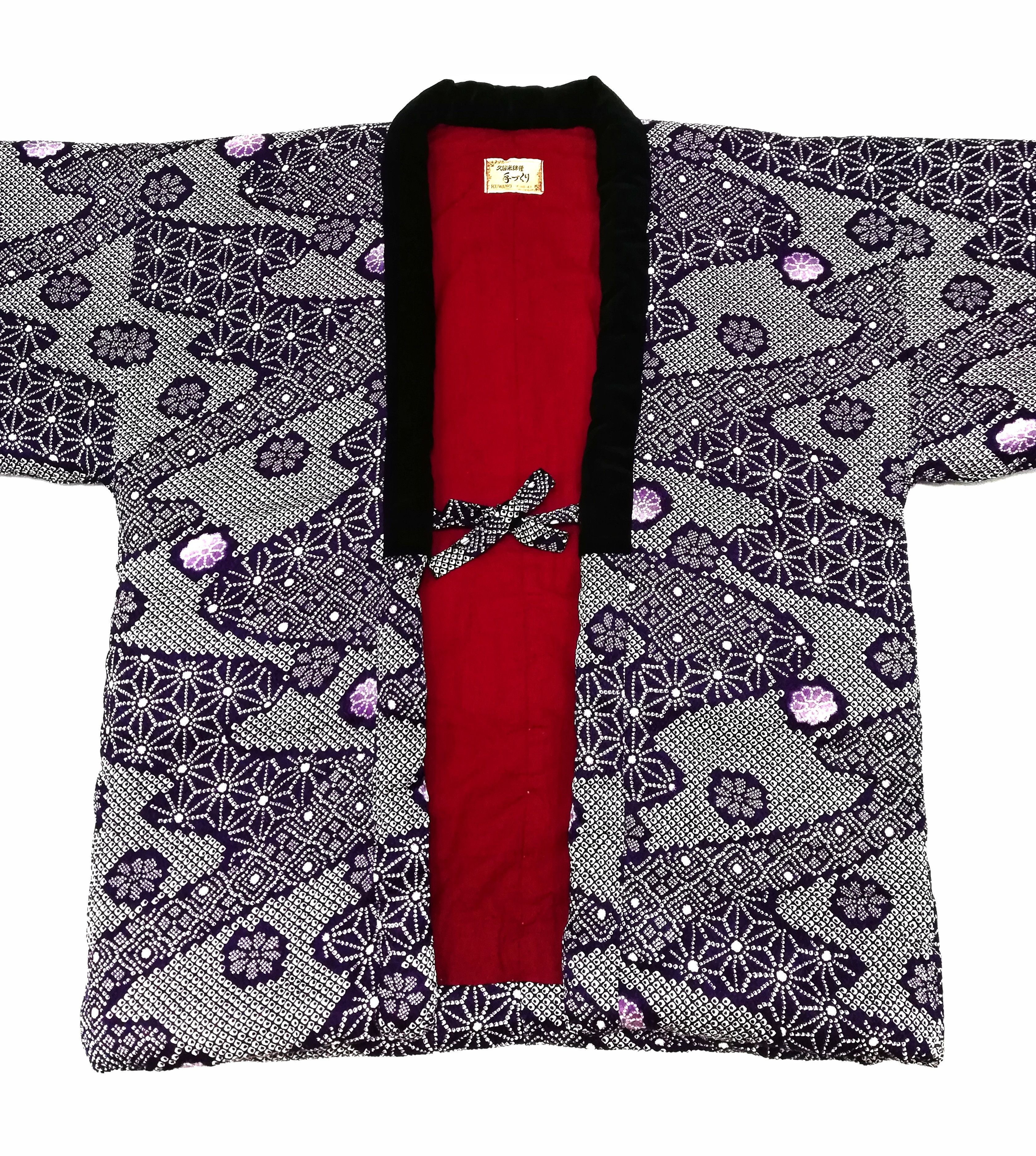 Art Comes First × Japanese Brand 🔥Kuwano Acetate/Nylon Hanten Kimono Traditional Overprinte Size US M / EU 48-50 / 2 - 3 Thumbnail