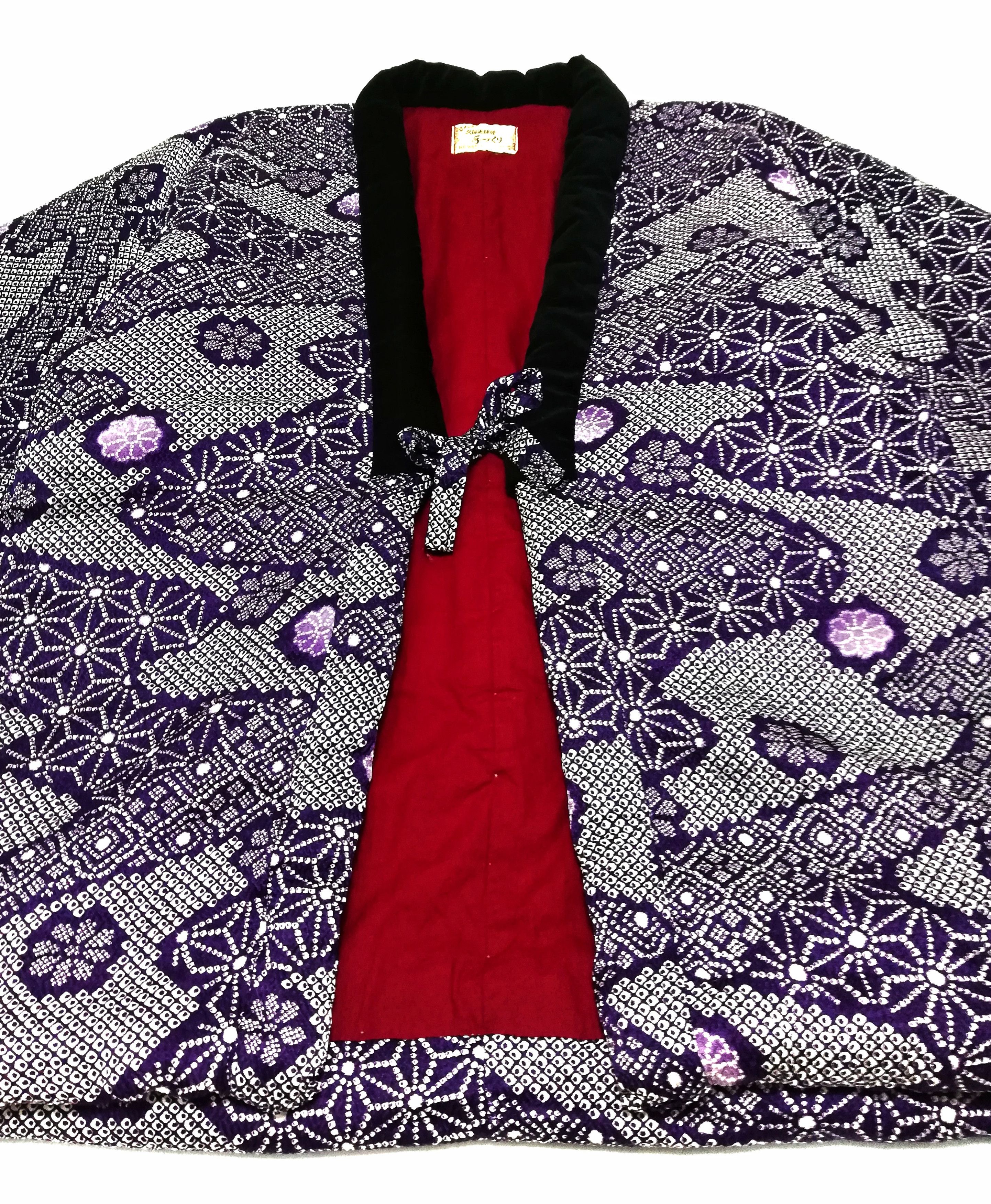 Art Comes First × Japanese Brand 🔥Kuwano Acetate/Nylon Hanten Kimono Traditional Overprinte Size US M / EU 48-50 / 2 - 5 Thumbnail
