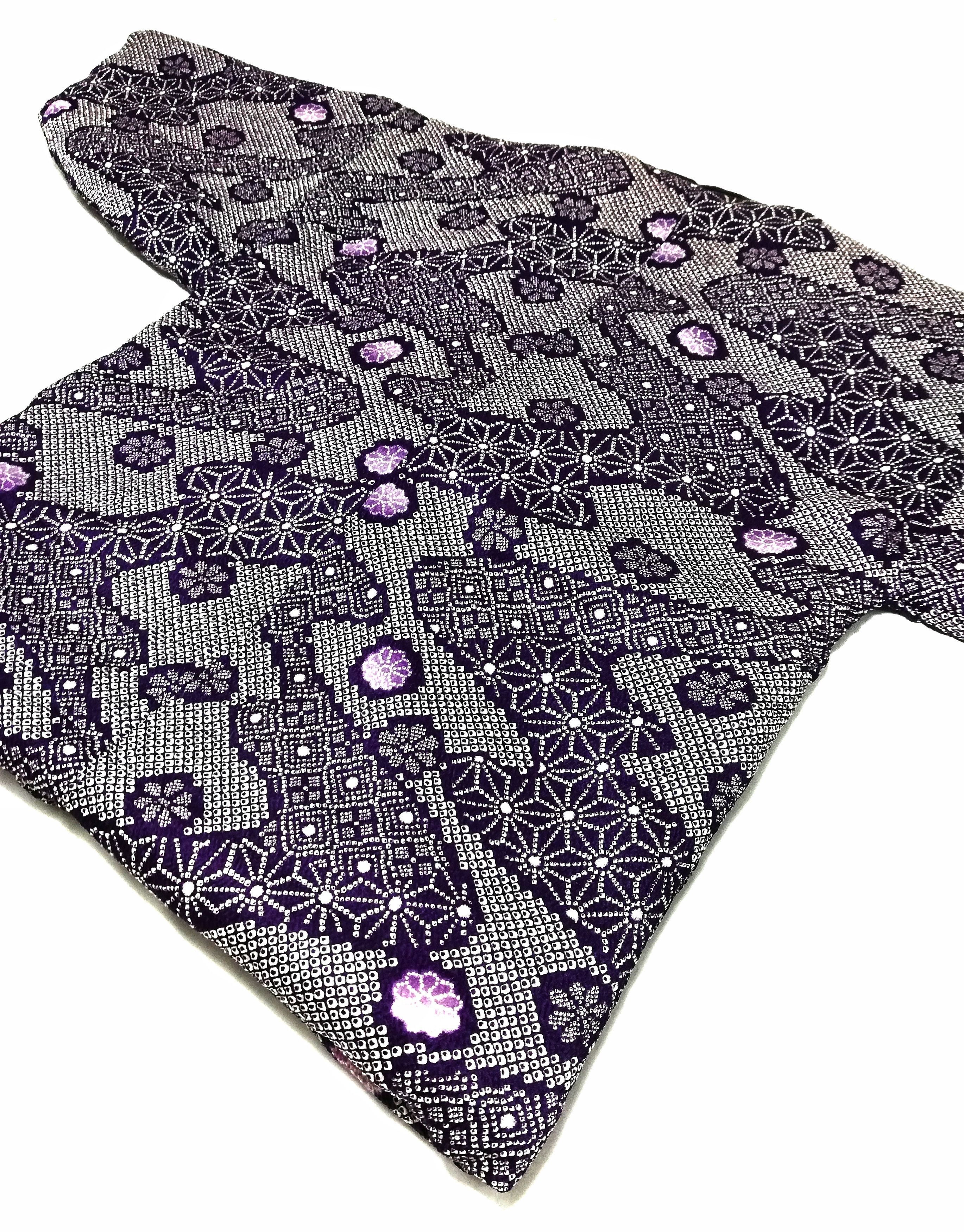 Art Comes First × Japanese Brand 🔥Kuwano Acetate/Nylon Hanten Kimono Traditional Overprinte Size US M / EU 48-50 / 2 - 13 Thumbnail