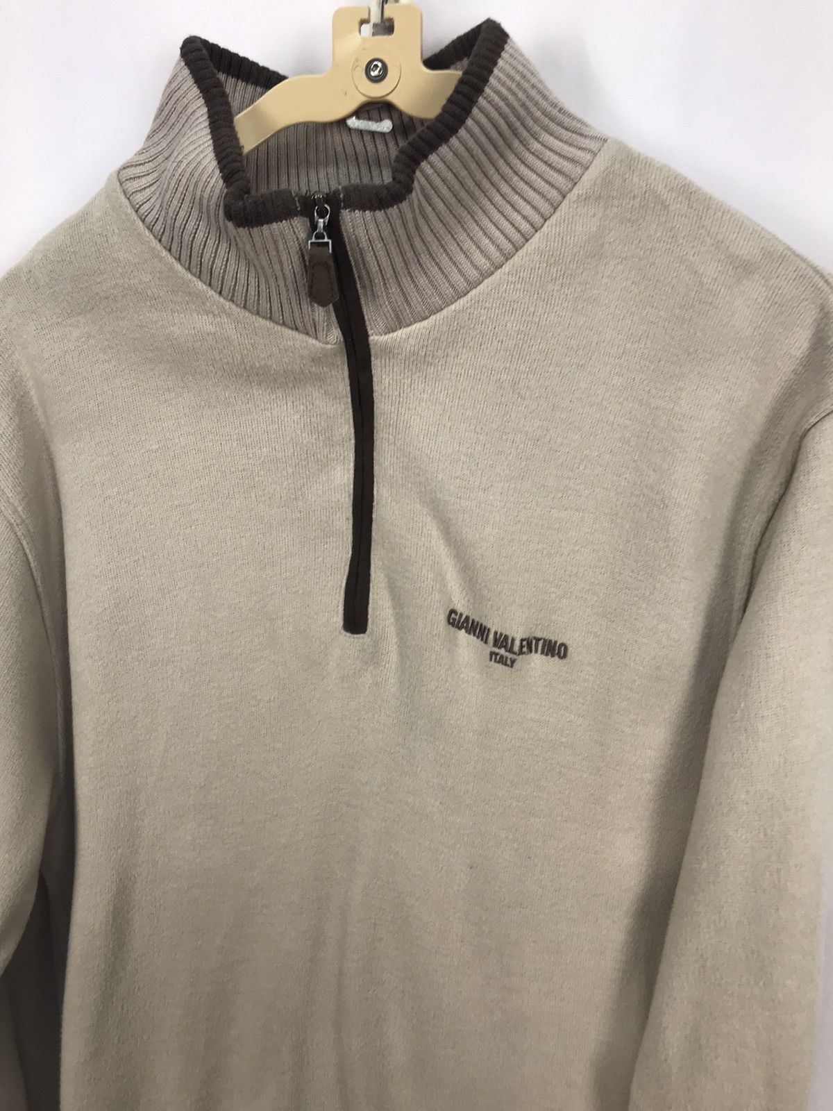 Gianni Valentino × Valentino Gianni Valentino half zipper spellout sweatshirt Size US M / EU 48-50 / 2 - 3 Thumbnail