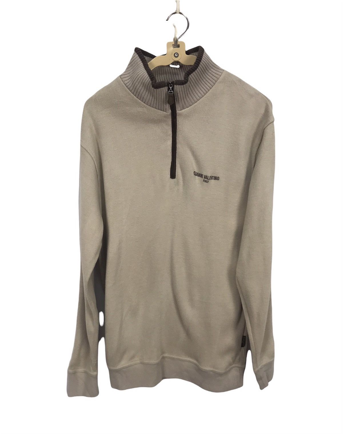 Gianni Valentino × Valentino Gianni Valentino half zipper spellout sweatshirt Size US M / EU 48-50 / 2 - 1 Thumbnail