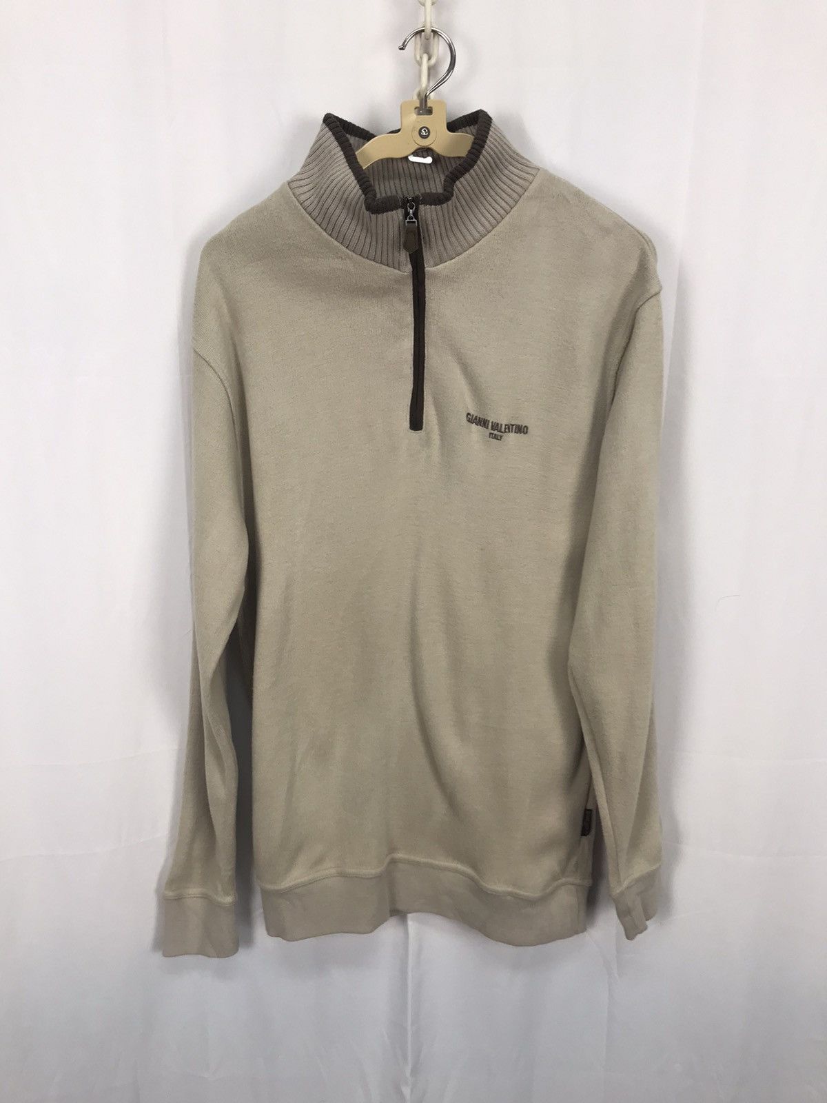 Gianni Valentino × Valentino Gianni Valentino half zipper spellout sweatshirt Size US M / EU 48-50 / 2 - 7 Thumbnail