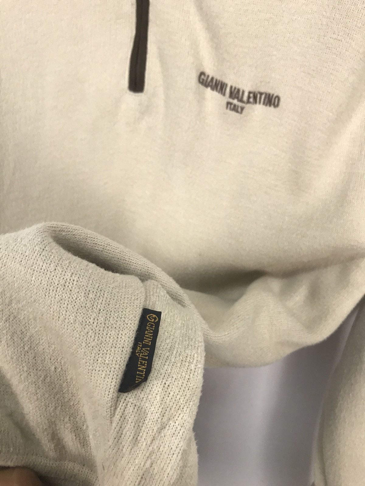 Gianni Valentino × Valentino Gianni Valentino half zipper spellout sweatshirt Size US M / EU 48-50 / 2 - 4 Thumbnail