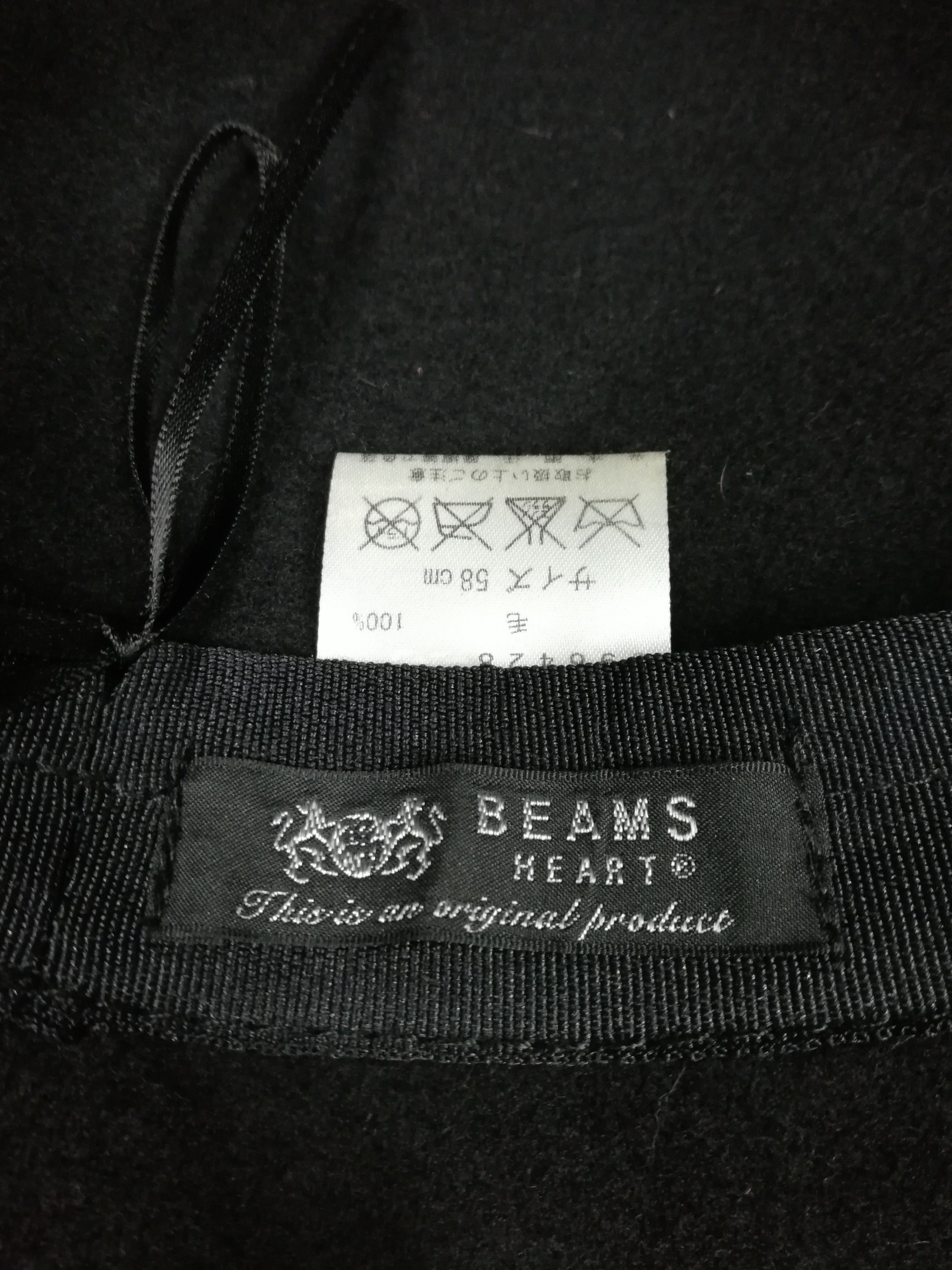 Beams Plus × Japanese Brand 🔥SUMMER SALE 🏖 Iconic Beams Heart Black Wool Felt Hat Size ONE SIZE - 17 Thumbnail