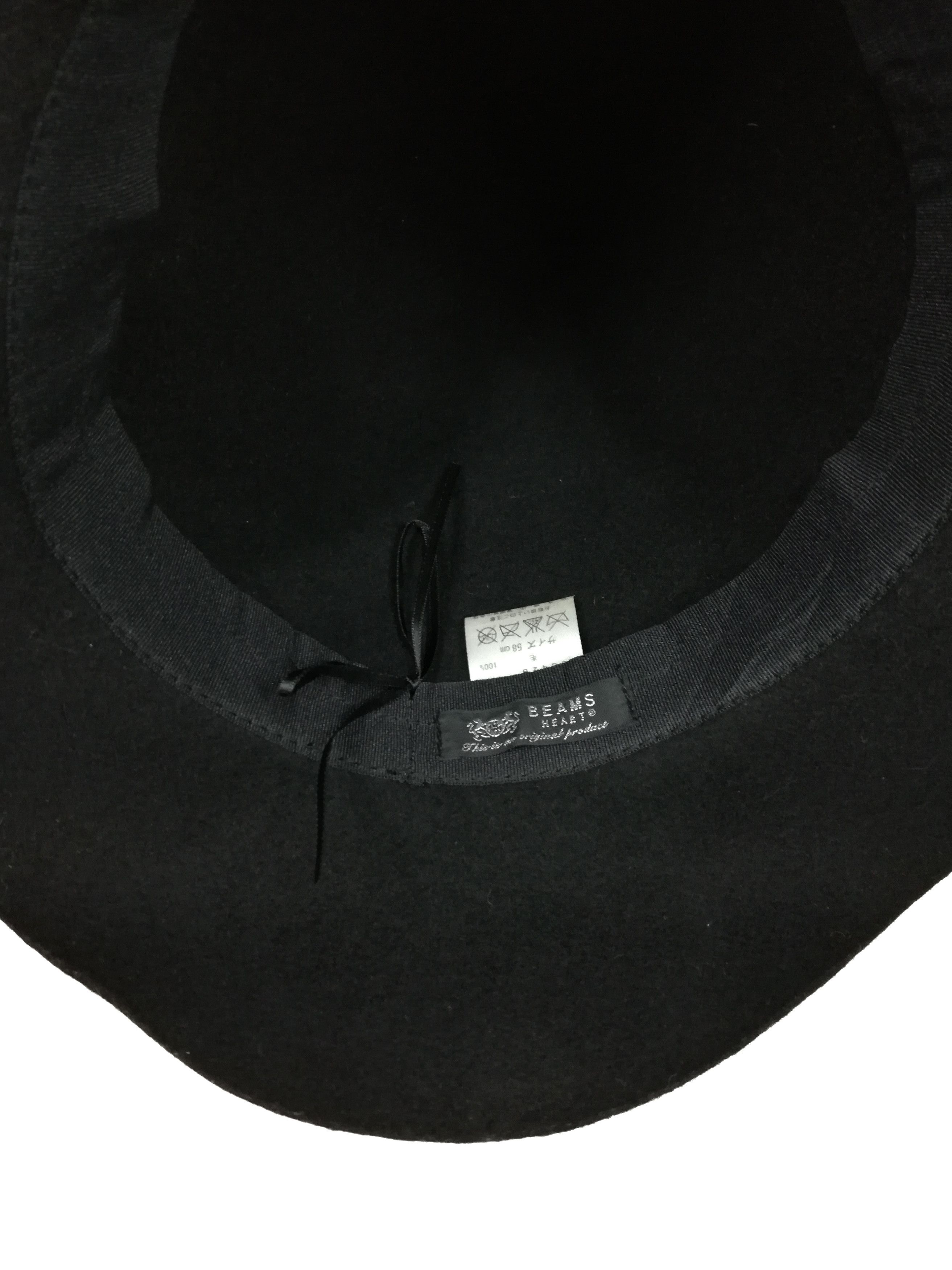 Beams Plus × Japanese Brand 🔥SUMMER SALE 🏖 Iconic Beams Heart Black Wool Felt Hat Size ONE SIZE - 16 Thumbnail