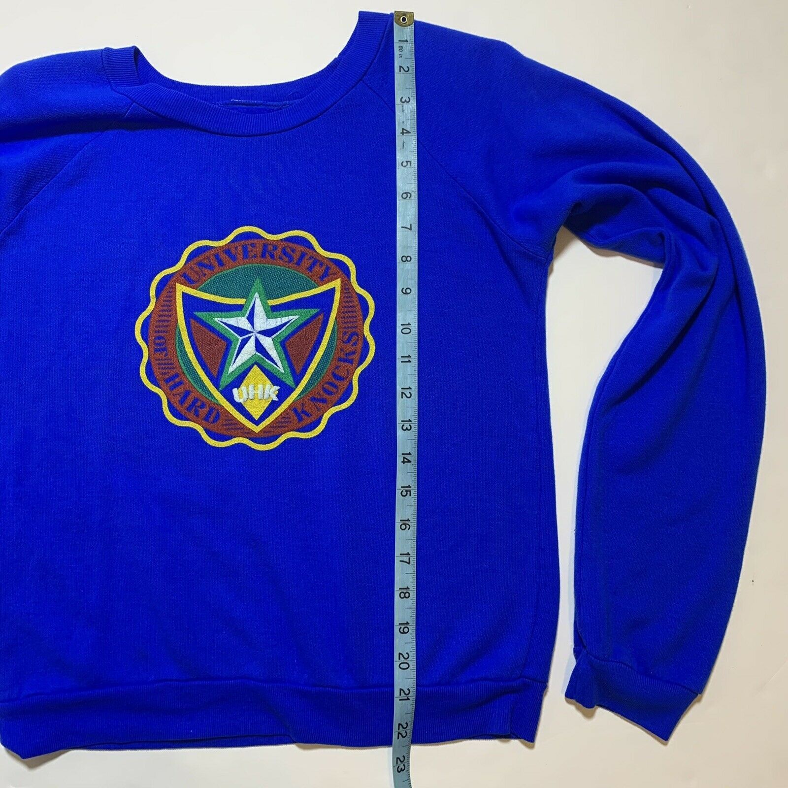 Vintage Vintage 80s 90s University of Hard Knocks Soft Sweatshirt Size XS / US 0-2 / IT 36-38 - 6 Thumbnail