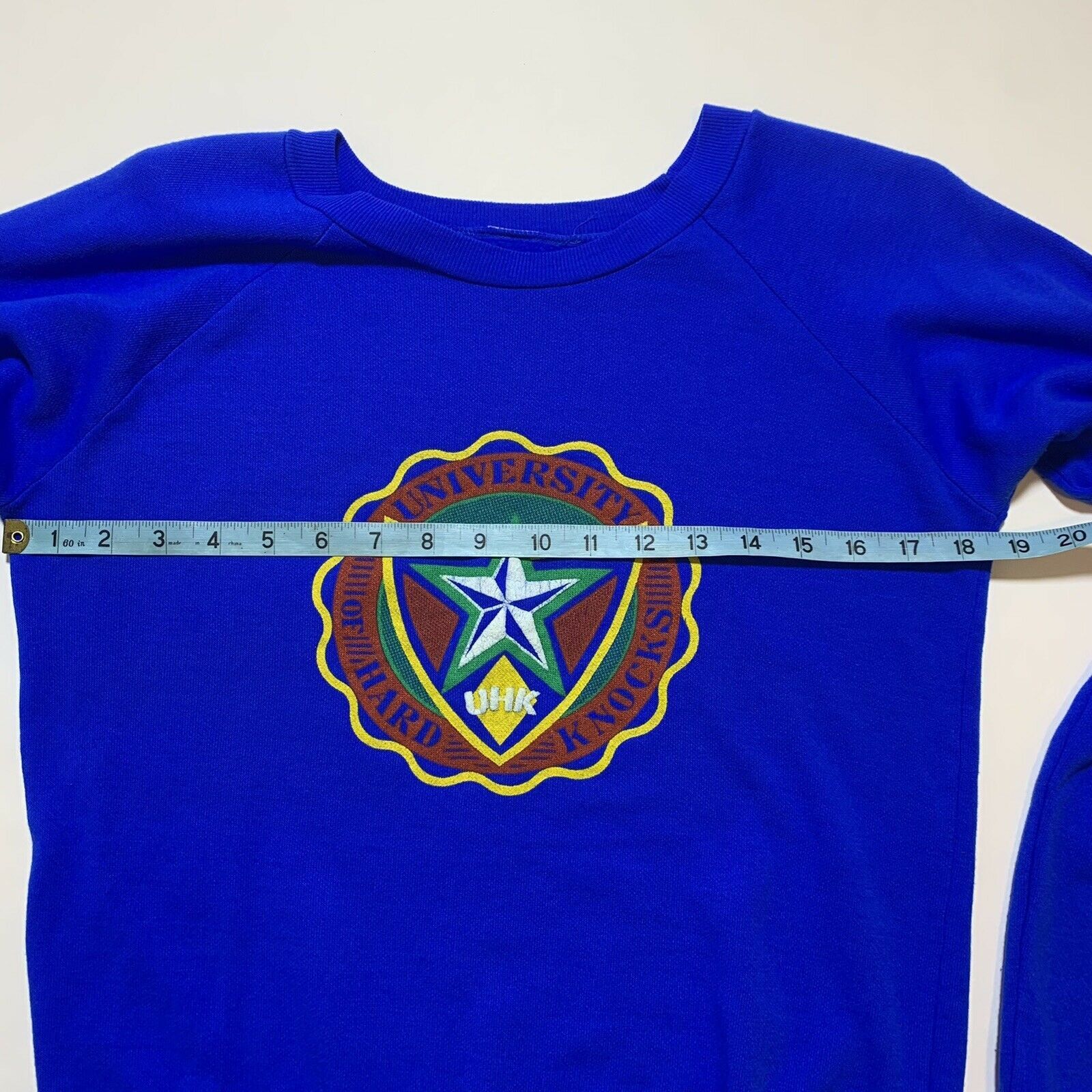 Vintage Vintage 80s 90s University of Hard Knocks Soft Sweatshirt Size XS / US 0-2 / IT 36-38 - 5 Thumbnail