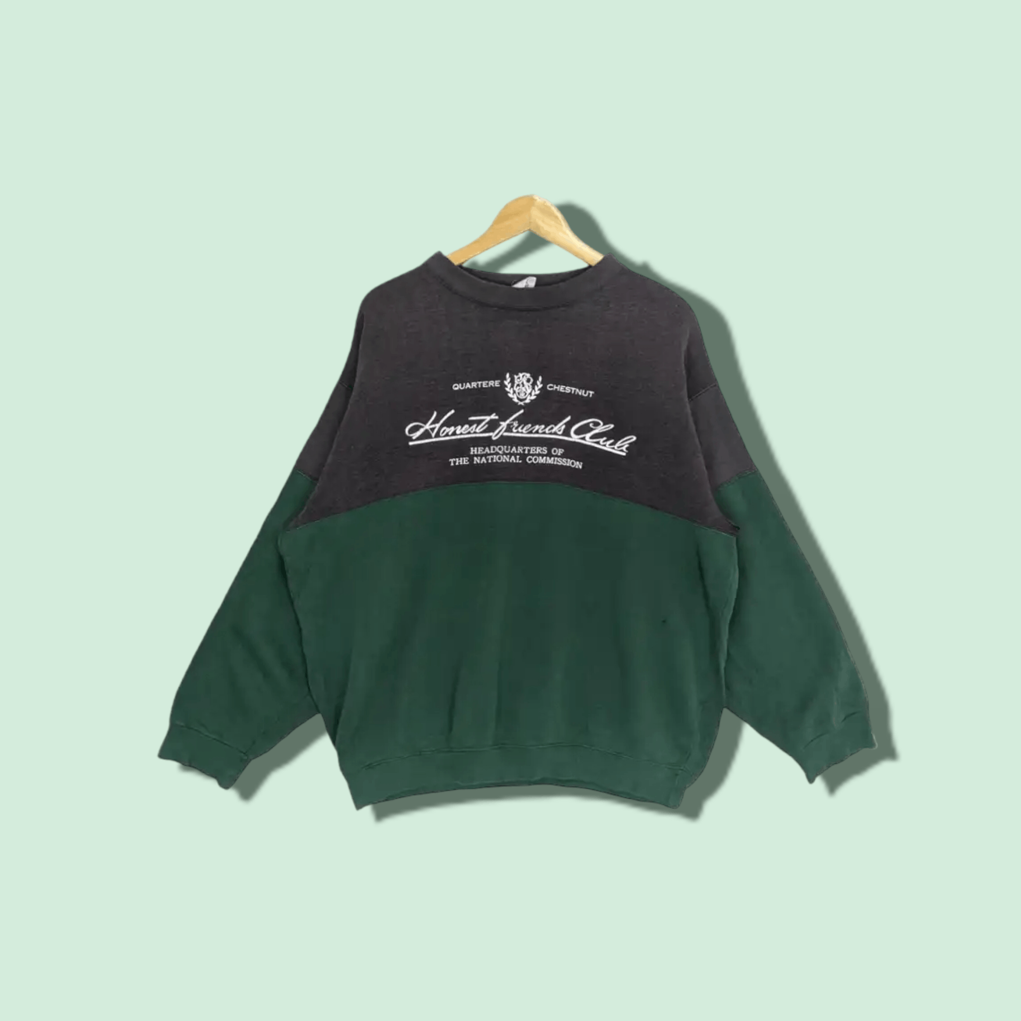 Japanese Brand Vintage PASSAGE Honest Friend Club Jumper Sweatshirt Size US XXL / EU 58 / 5 - 1 Thumbnail