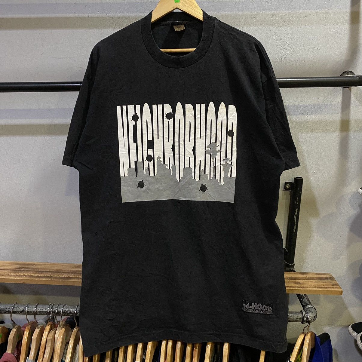 Neighborhood × Vintage VINTAGE RARE‼️Neighborhood Spell Out T-Shirts Size US XXL / EU 58 / 5 - 1 Thumbnail