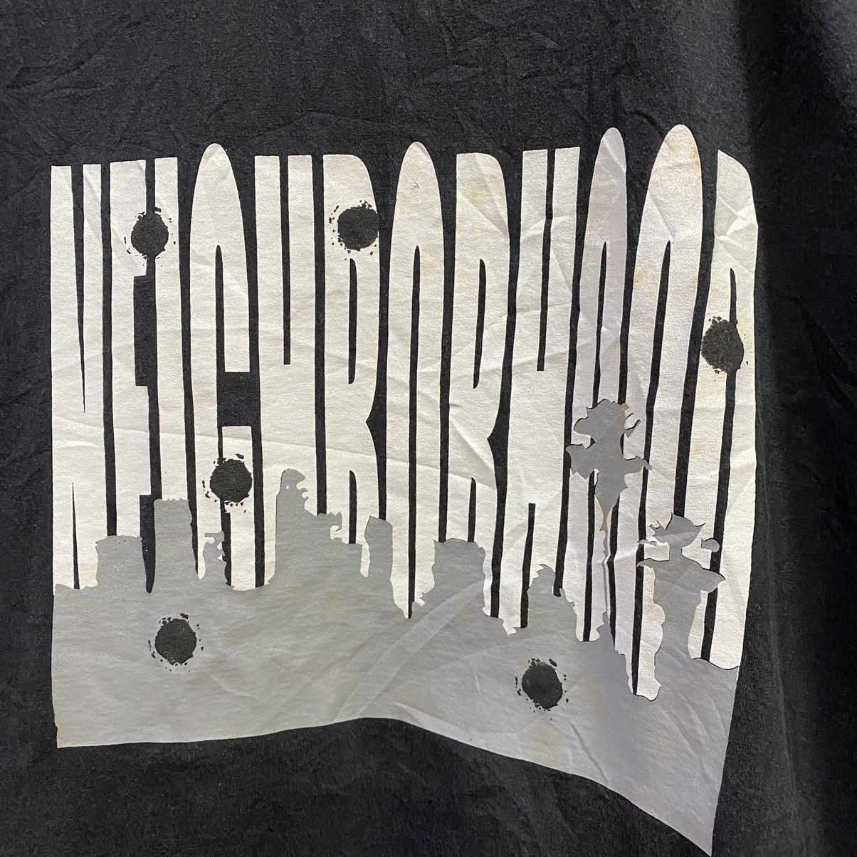 Neighborhood × Vintage VINTAGE RARE‼️Neighborhood Spell Out T-Shirts Size US XXL / EU 58 / 5 - 4 Thumbnail