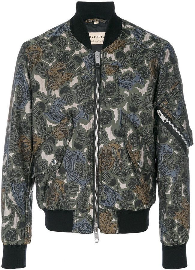Burberry Burberry Beasts Print Bomber Jacket Size US L / EU 52-54 / 3 - 1 Thumbnail