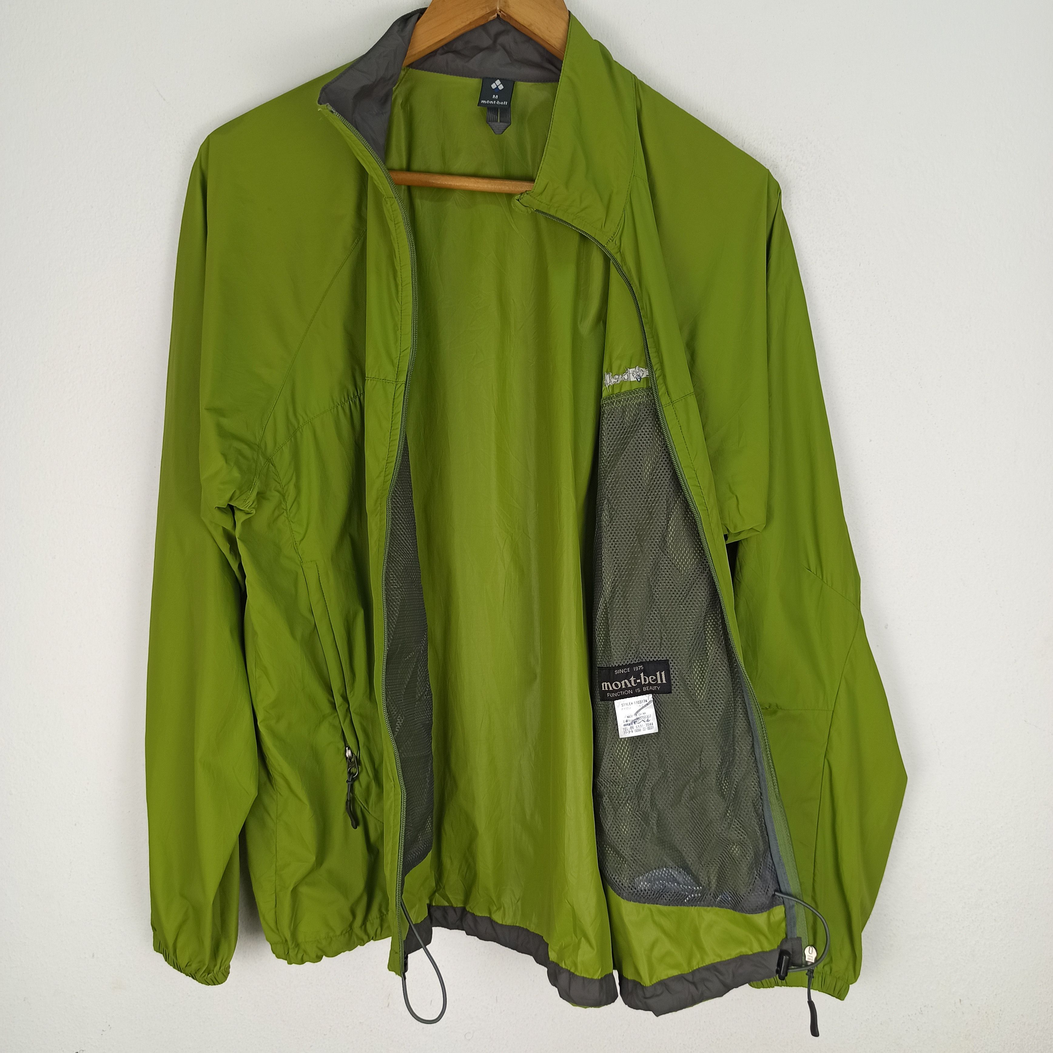 Montbell Rare Windbreaker Montbell Nice Condition and Green Colour Size US M / EU 48-50 / 2 - 7 Thumbnail
