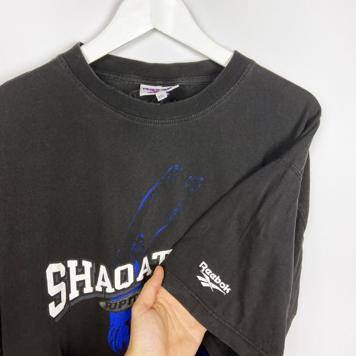 NBA Vintage 90s Distressed Shaq Attaq Rip it Shaquille O’nealtee Size US XXL / EU 58 / 5 - 6 Thumbnail