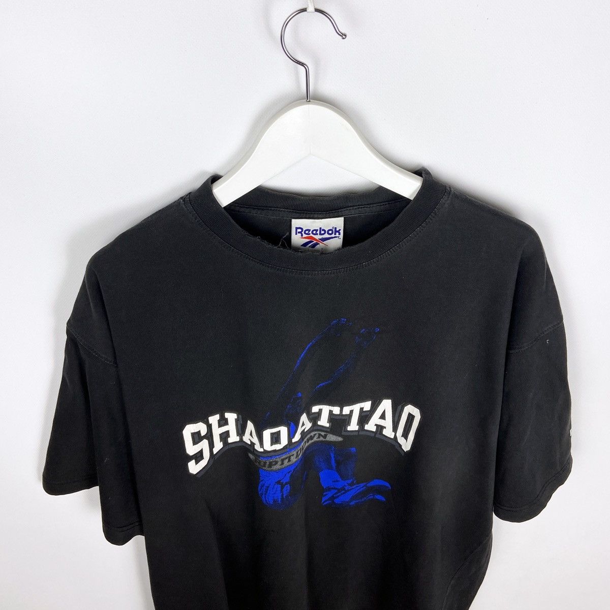 NBA Vintage 90s Distressed Shaq Attaq Rip it Shaquille O’nealtee Size US XXL / EU 58 / 5 - 2 Thumbnail