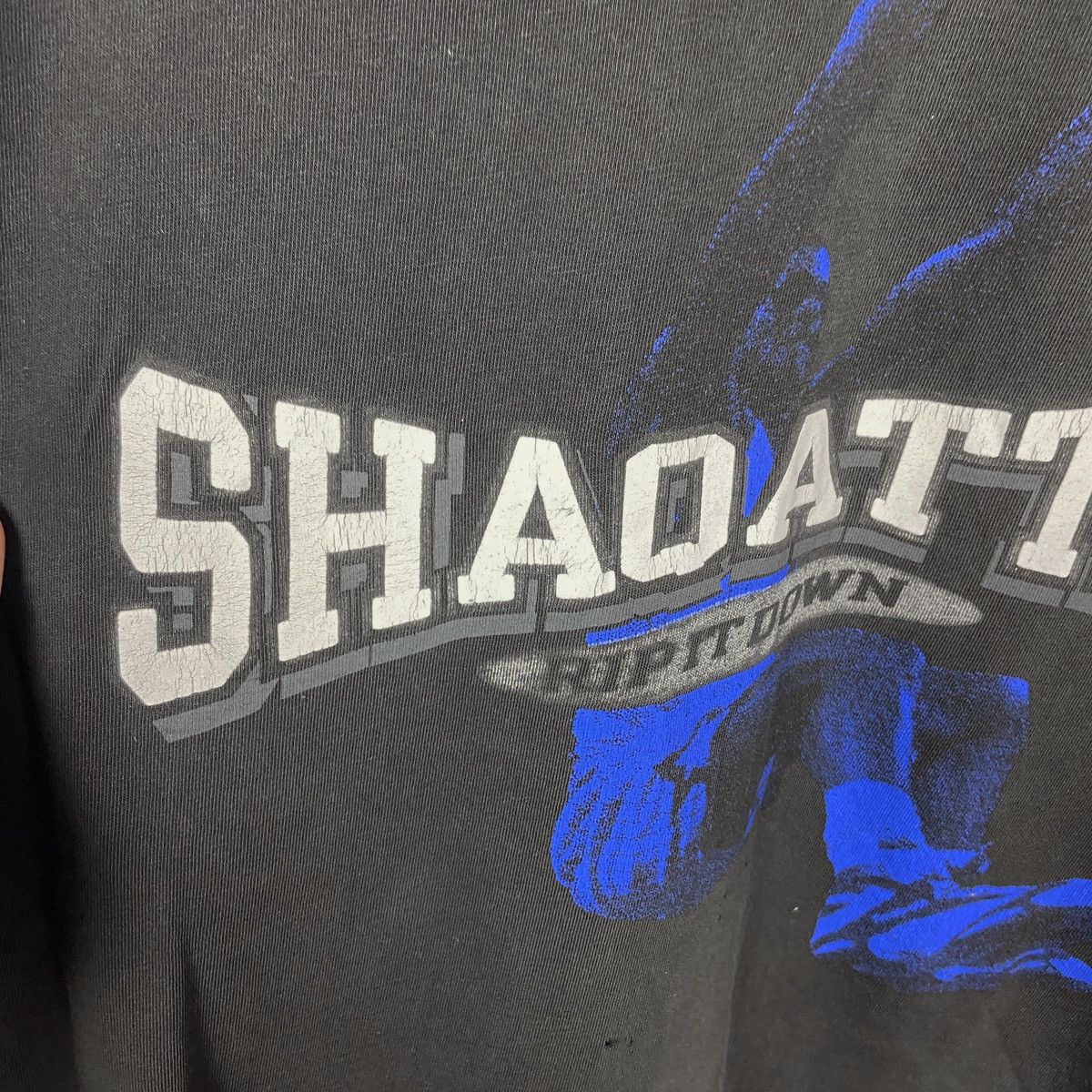 NBA Vintage 90s Distressed Shaq Attaq Rip it Shaquille O’nealtee Size US XXL / EU 58 / 5 - 4 Thumbnail