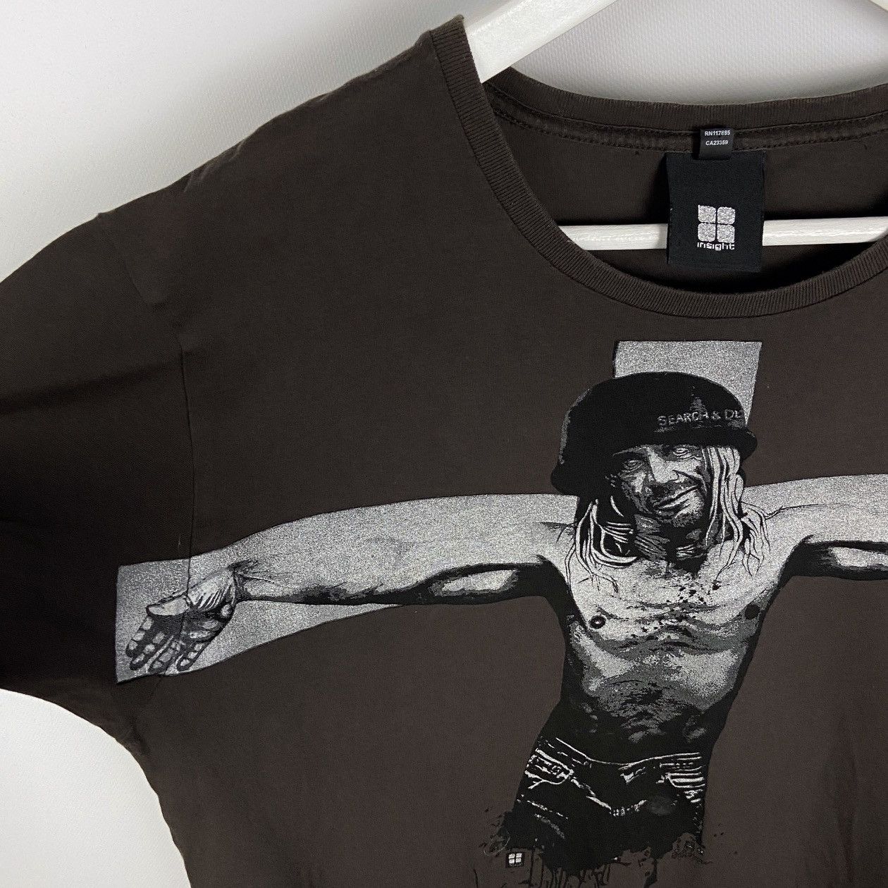 Japanese Brand Vintage rare Cupido Enim Vita Insight tee Jesus Christ Size US L / EU 52-54 / 3 - 3 Thumbnail