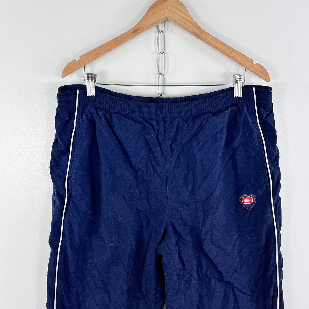 Nike Vtg 90’s Nike Track Pants Y2K Nylon Embroidery Logo Size XL Size US 36 / EU 52 - 3 Thumbnail