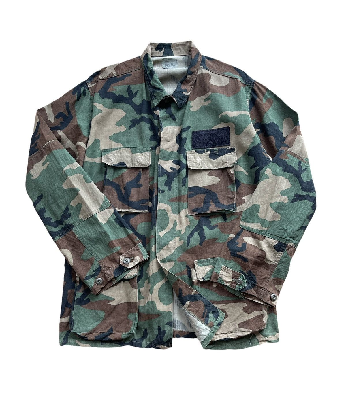 Vintage Vintage Military Camouflage Combat Jacket Size US XL / EU 56 / 4 - 2 Thumbnail