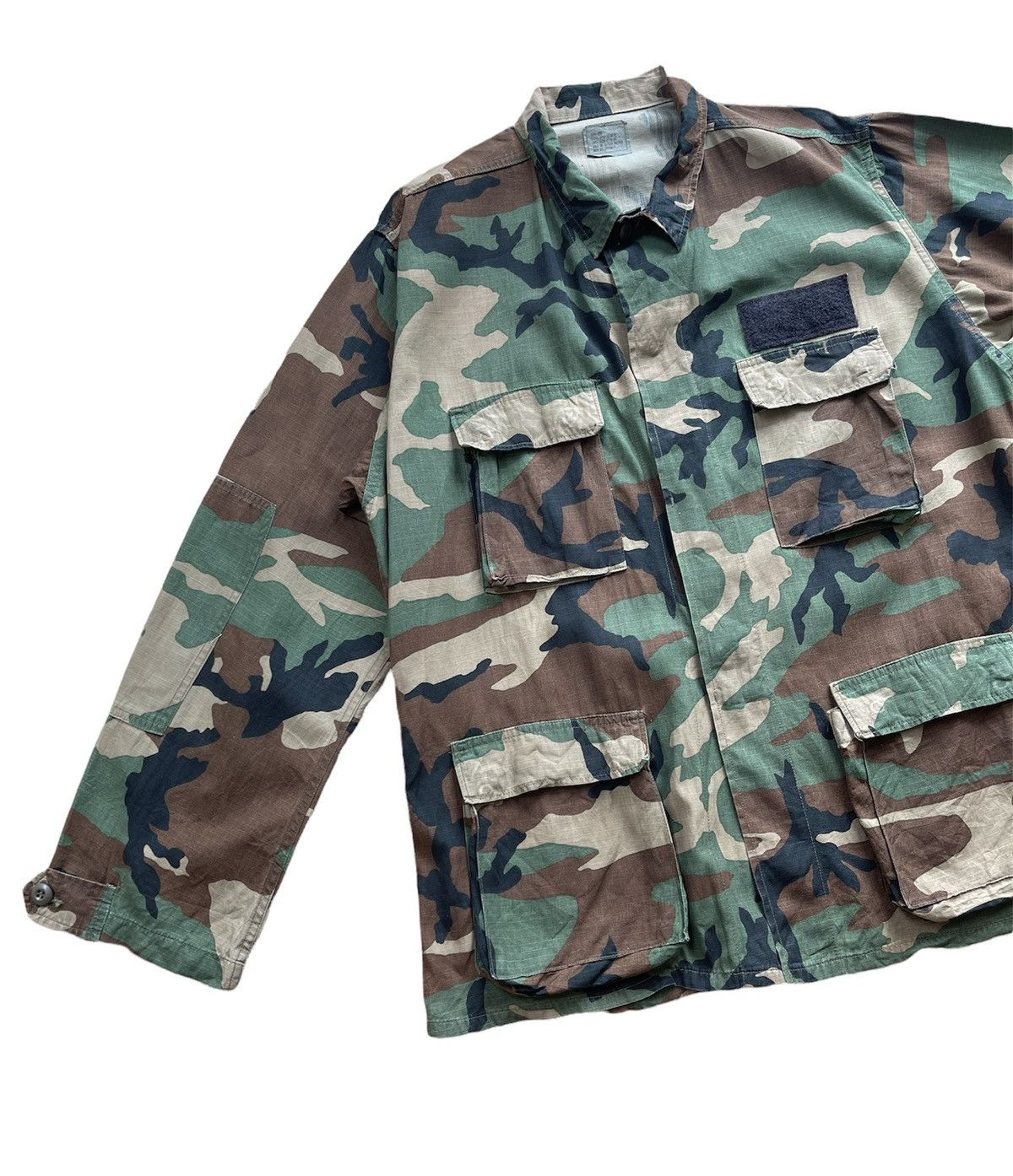 Vintage Vintage Military Camouflage Combat Jacket Size US XL / EU 56 / 4 - 6 Thumbnail