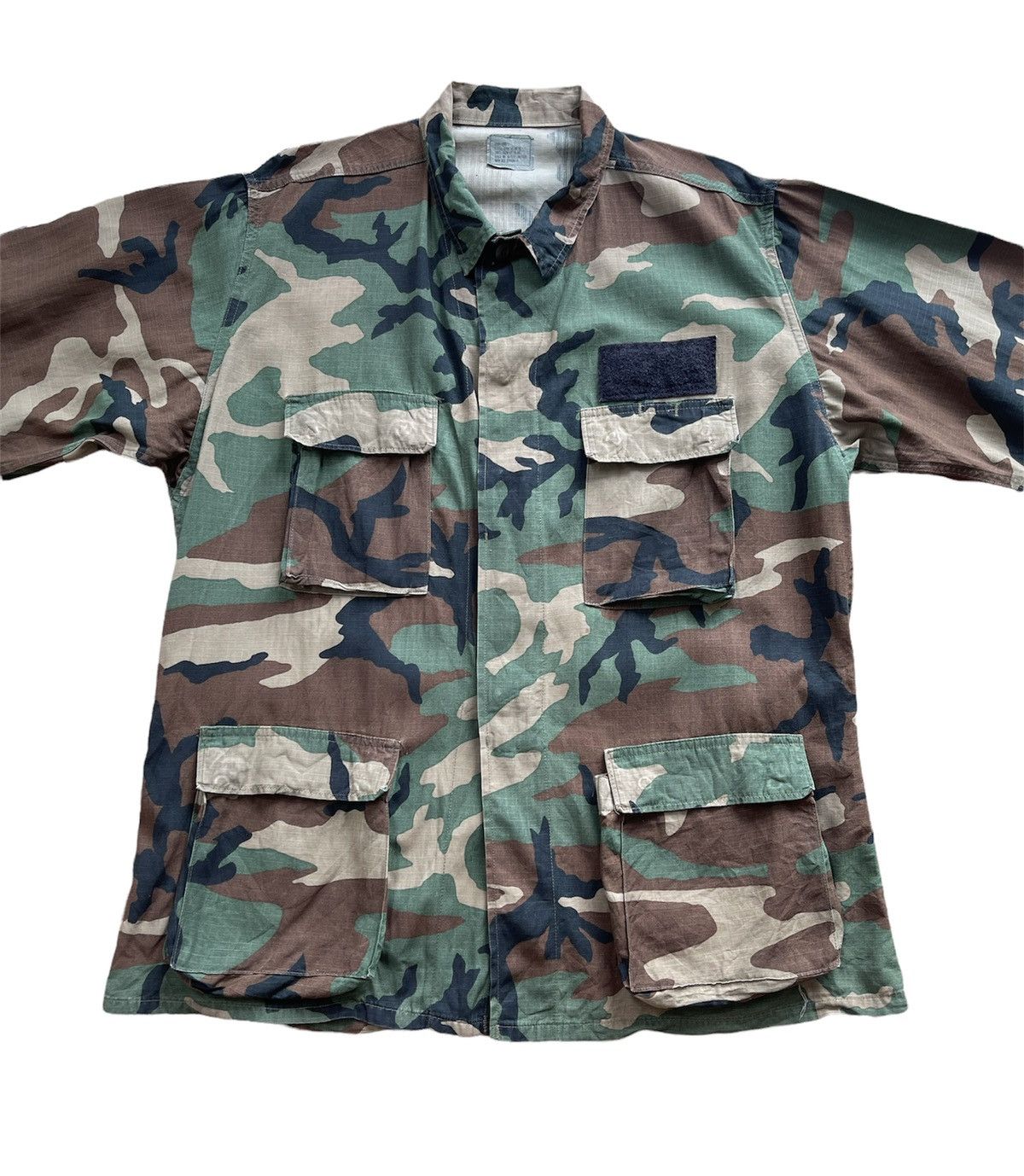 Vintage Vintage Military Camouflage Combat Jacket Size US XL / EU 56 / 4 - 3 Thumbnail