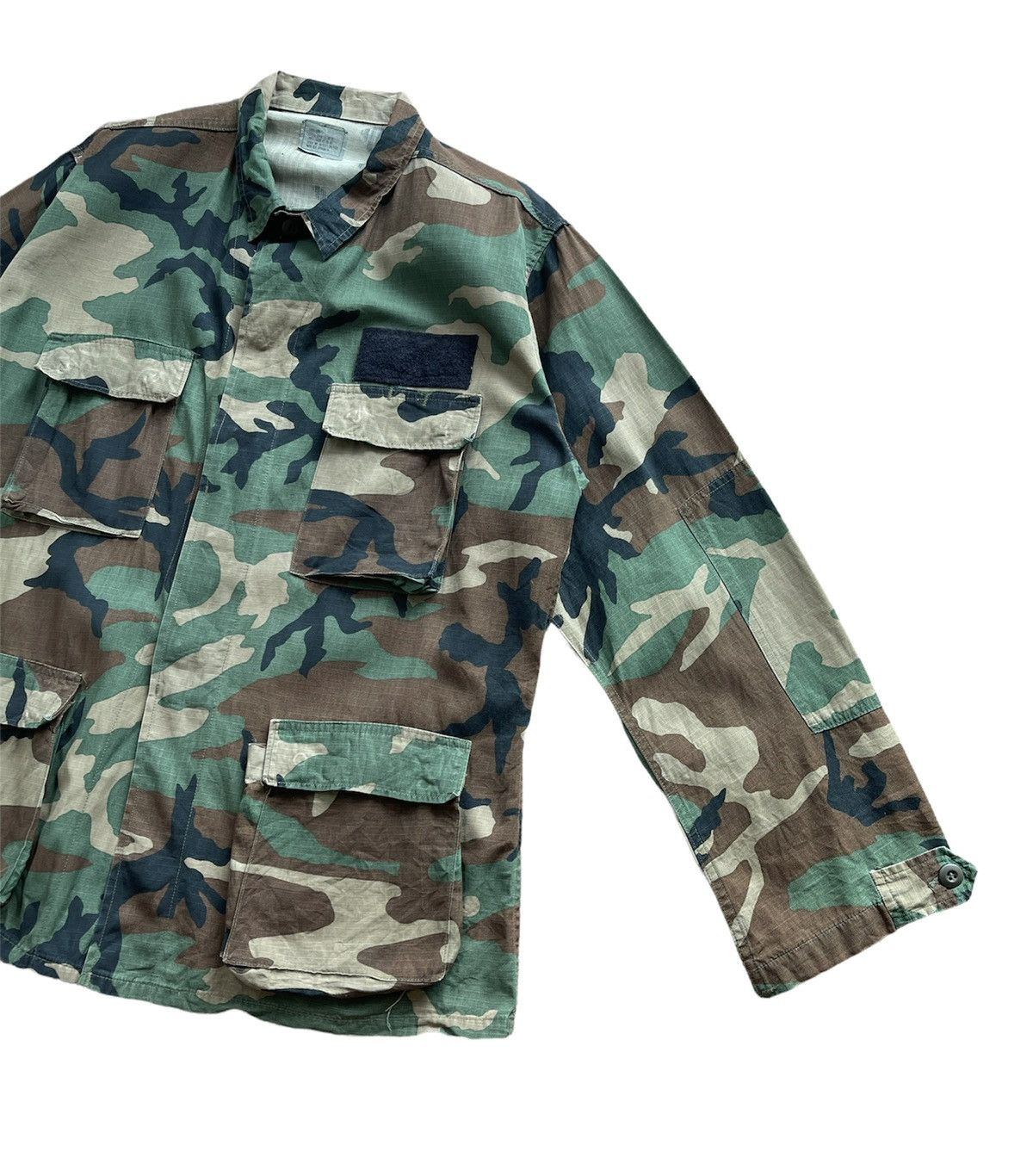 Vintage Vintage Military Camouflage Combat Jacket Size US XL / EU 56 / 4 - 7 Thumbnail