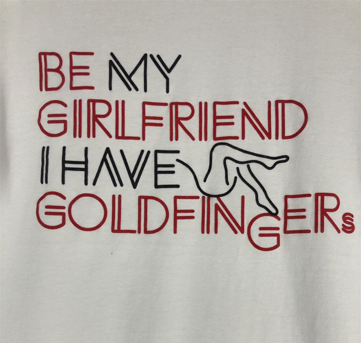Beams Plus × Japanese Brand Tokyo Cultuart by BEAMS Be My Girlfriend I Have Goldfinger Size US L / EU 52-54 / 3 - 3 Thumbnail