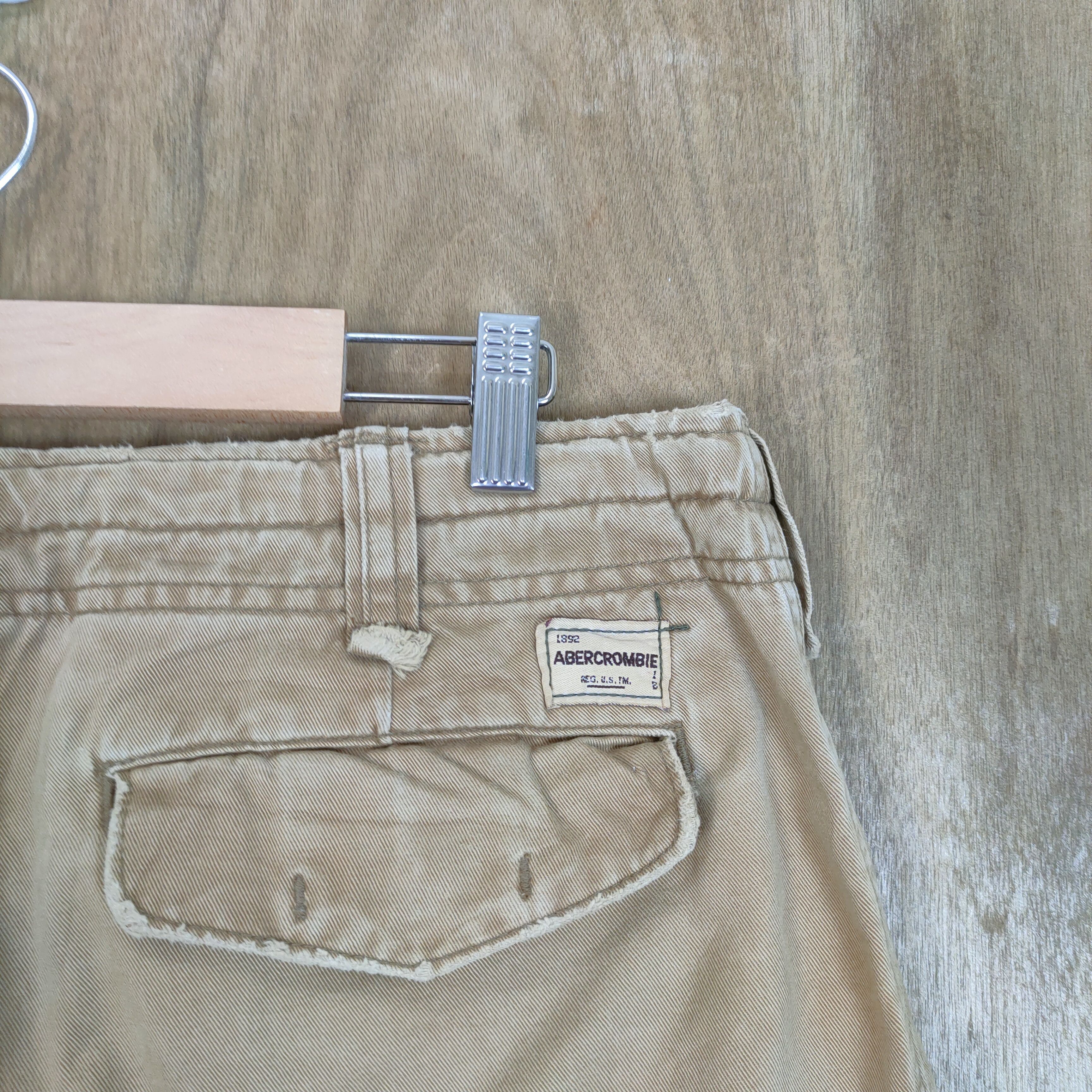 Abercrombie & Fitch VINTAGE FADED PARACHUTE BONDAGE BAGGY CARGO PANTS Size US 36 / EU 52 - 11 Thumbnail