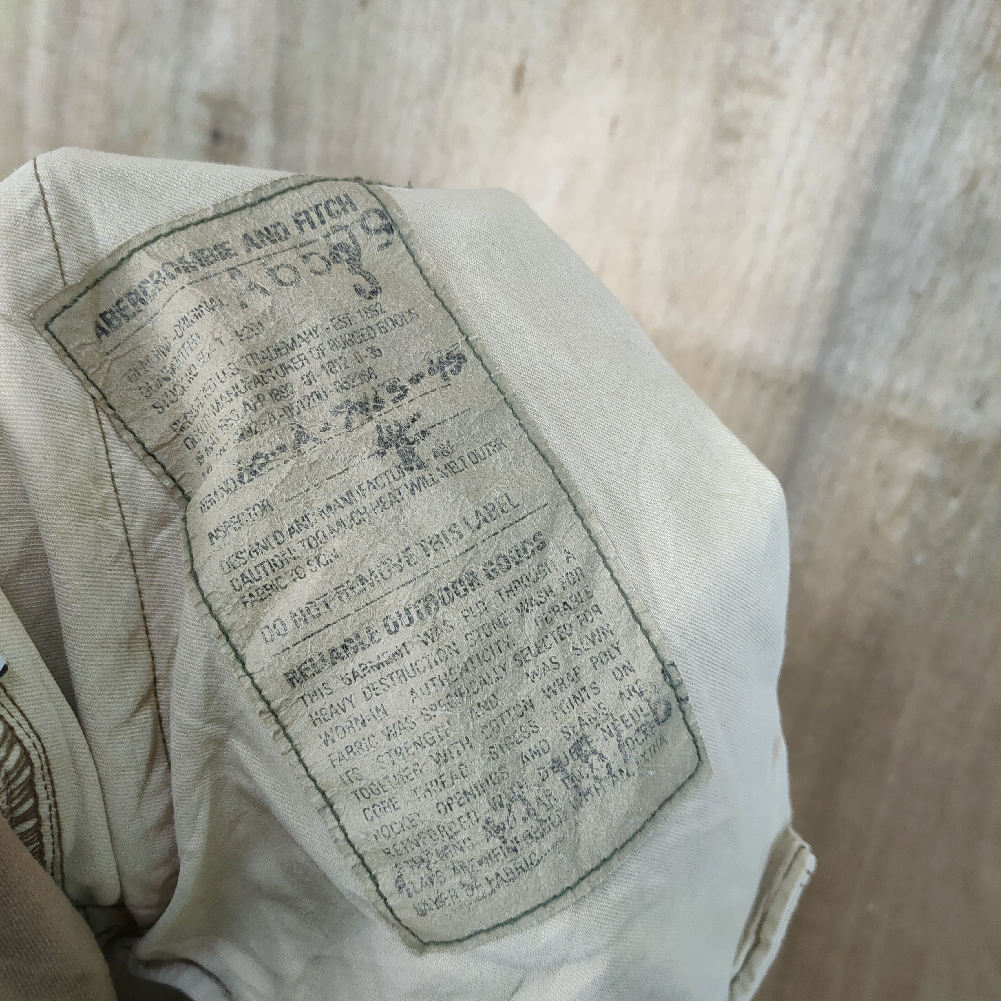 Abercrombie & Fitch VINTAGE FADED PARACHUTE BONDAGE BAGGY CARGO PANTS Size US 36 / EU 52 - 14 Thumbnail