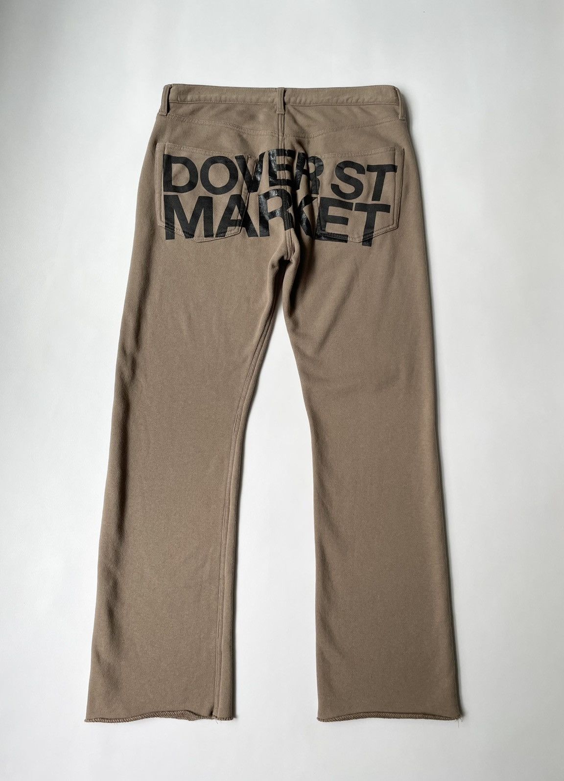Comme des Garcons × Dover Street Market ‘Back Logo’ Flared Leg Sweatpants Size US 34 / EU 50 - 1 Thumbnail