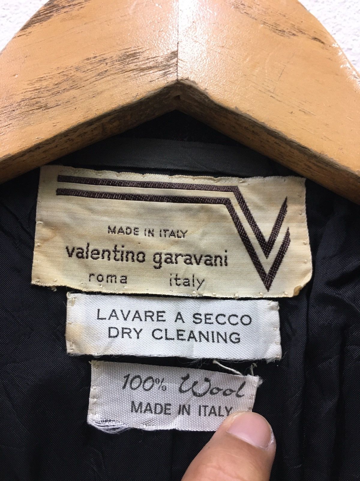 Designer Vintage Valentino Garavani Striped Blazer Coat Jacket Size US M / EU 48-50 / 2 - 8 Thumbnail