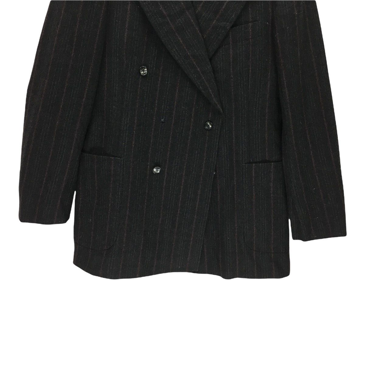 Designer Vintage Valentino Garavani Striped Blazer Coat Jacket Size US M / EU 48-50 / 2 - 5 Thumbnail