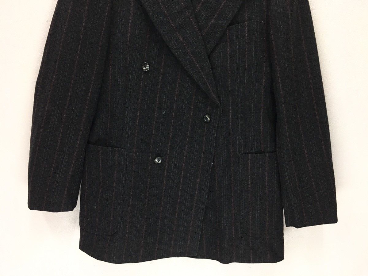 Designer Vintage Valentino Garavani Striped Blazer Coat Jacket Size US M / EU 48-50 / 2 - 4 Thumbnail