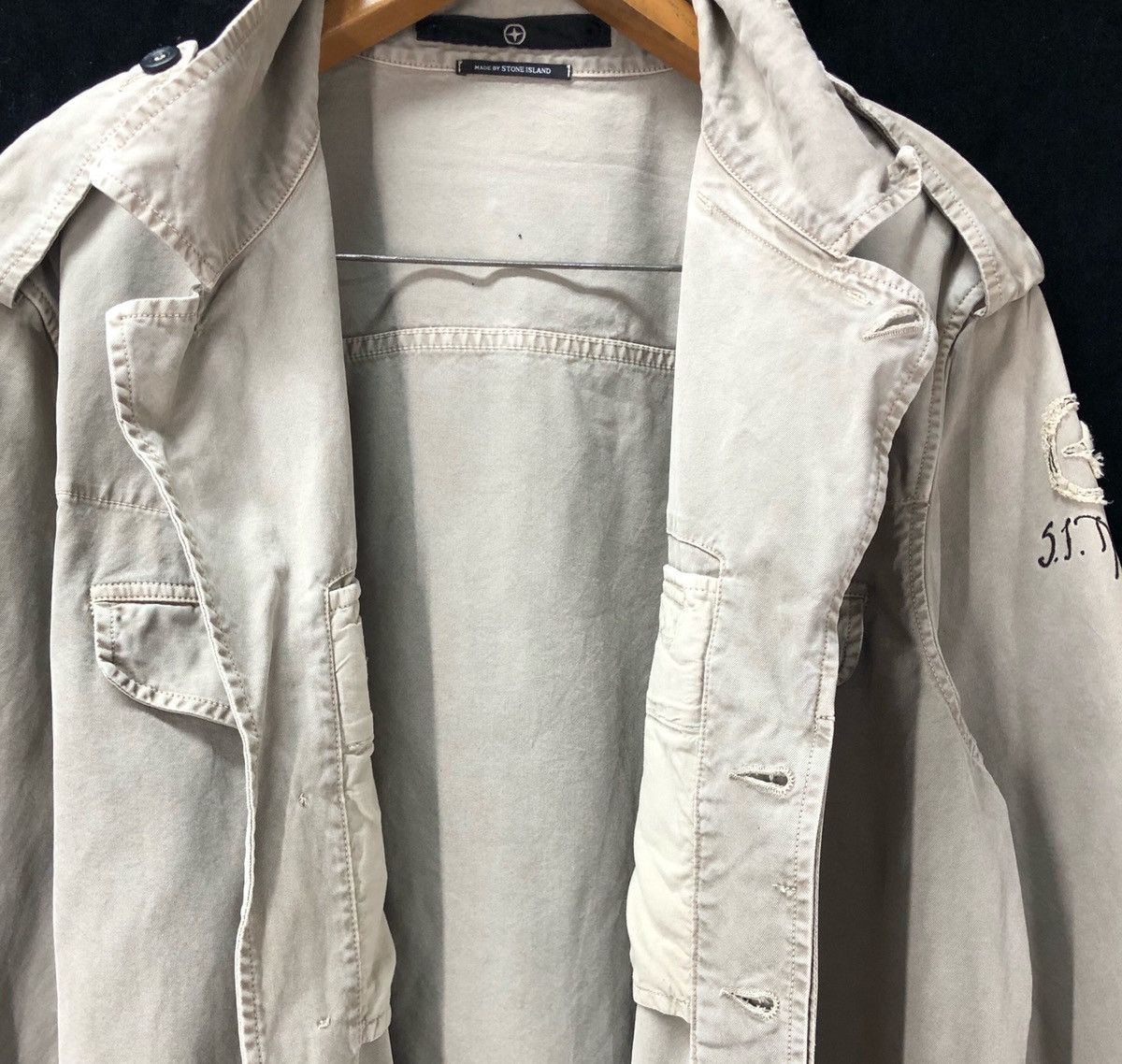 Stone Island Rare Vintage Stone Island Denim Jacket Size US XL / EU 56 / 4 - 10 Thumbnail