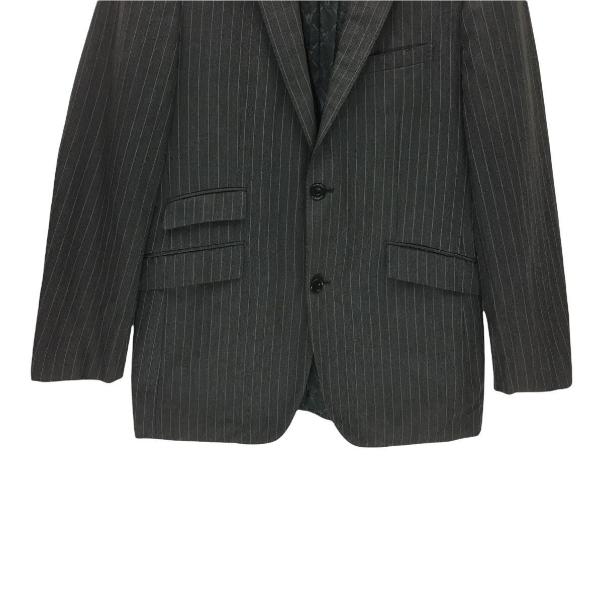 Burberry × Designer Burberry Black Label Striped Blazer Coat Jacket Size US M / EU 48-50 / 2 - 4 Thumbnail