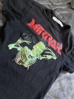 off white skull mirror tee