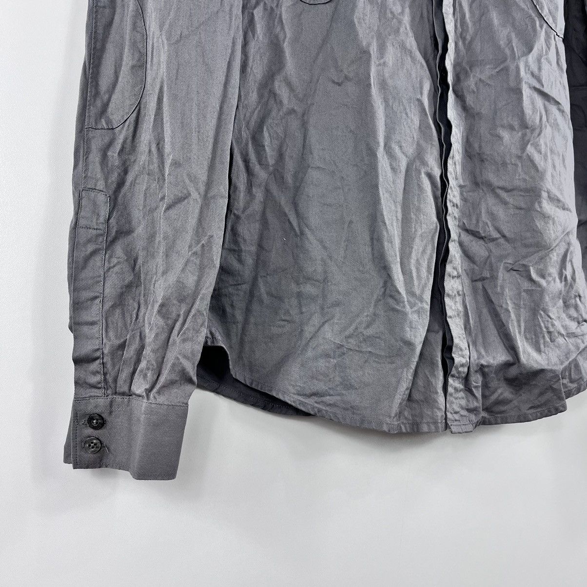 Allsaints × Japanese Brand All Saints Shirt Button Long Sleeve Grey Size M Size US M / EU 48-50 / 2 - 4 Thumbnail