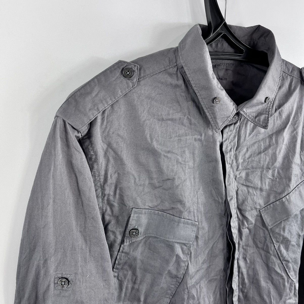 Allsaints × Japanese Brand All Saints Shirt Button Long Sleeve Grey Size M Size US M / EU 48-50 / 2 - 5 Thumbnail