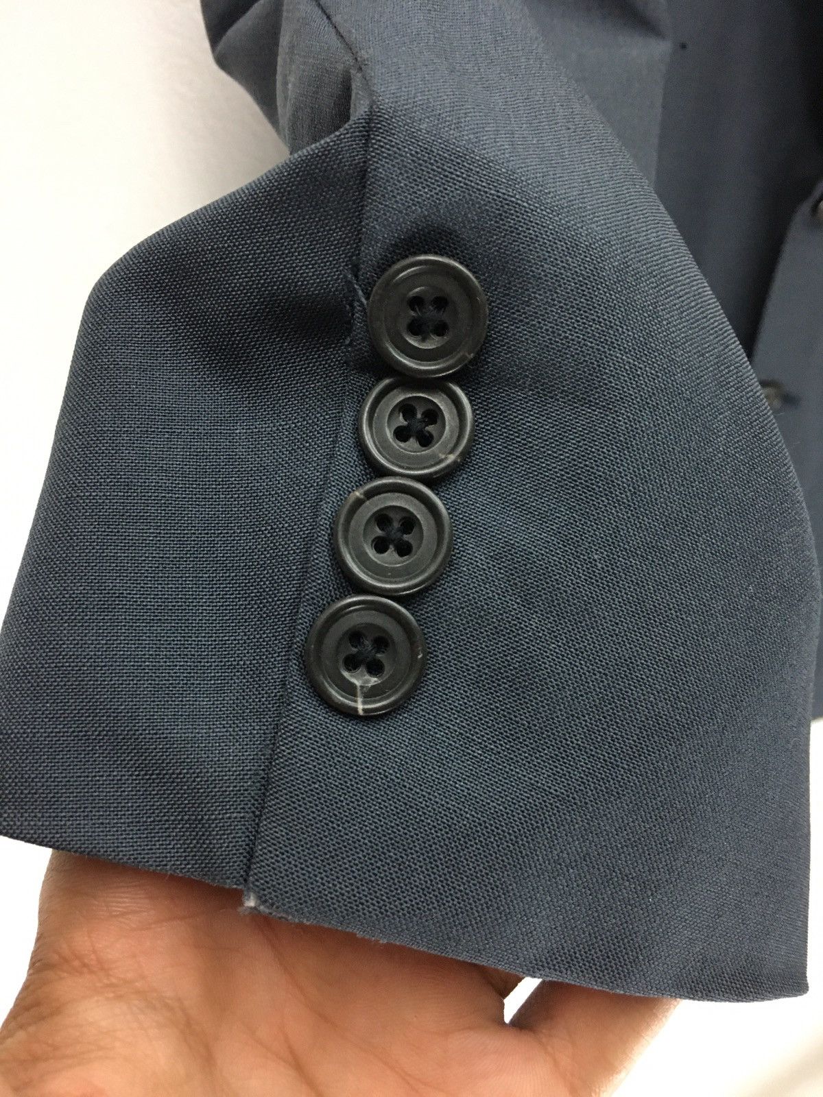 Burberry × Designer Vintage Burberry’s Blazer Coat Jacket Gray Colour Size US M / EU 48-50 / 2 - 6 Thumbnail