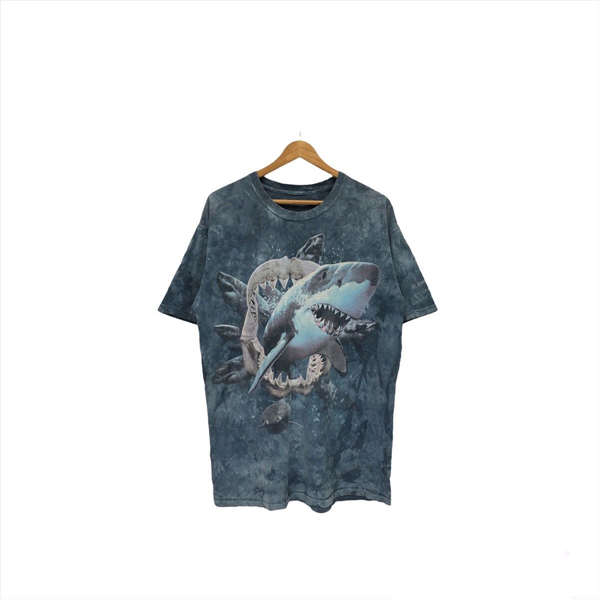 Vintage The Mountain Shark Habitat Tie Dye T-Shirt