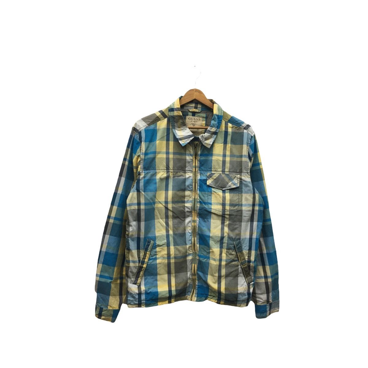 Georges Marciano × Guess × Vintage Vintage Guess Tartan Multicolour Light Jacket Size US M / EU 48-50 / 2 - 1 Thumbnail