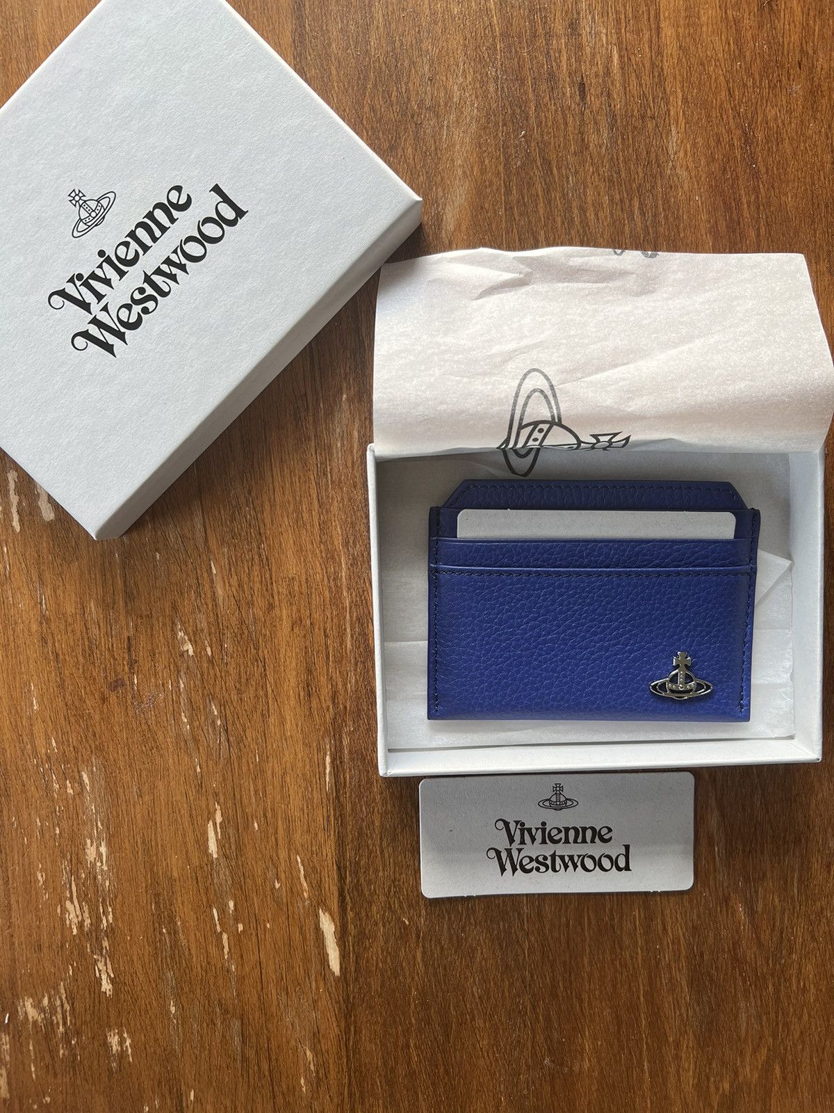 Vivienne Westwood Leather Slim Card Holder Size ONE SIZE - 1 Thumbnail