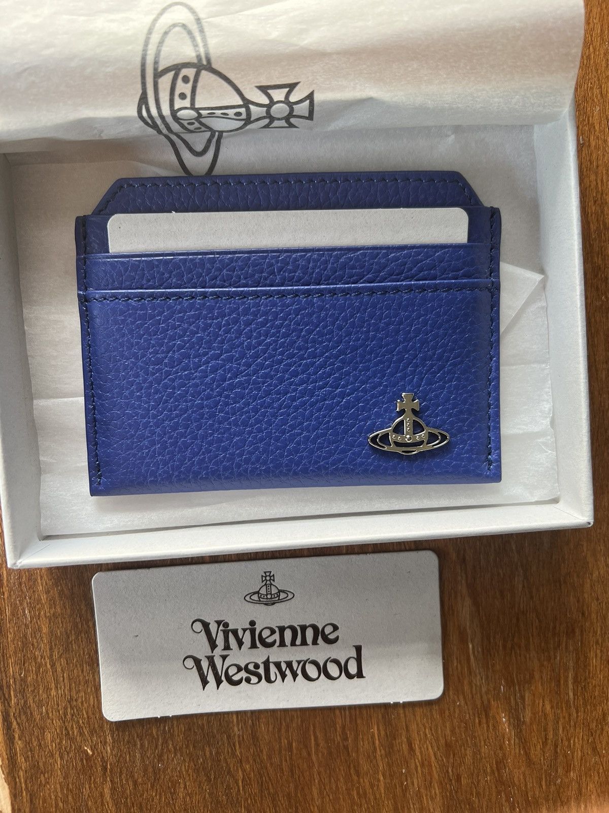 Vivienne Westwood Leather Slim Card Holder Size ONE SIZE - 2 Thumbnail