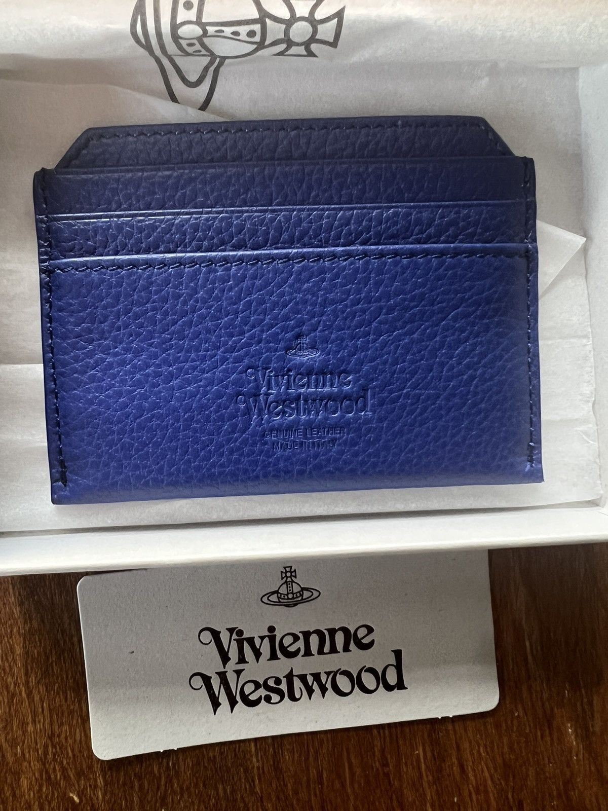 Vivienne Westwood Leather Slim Card Holder Size ONE SIZE - 4 Thumbnail