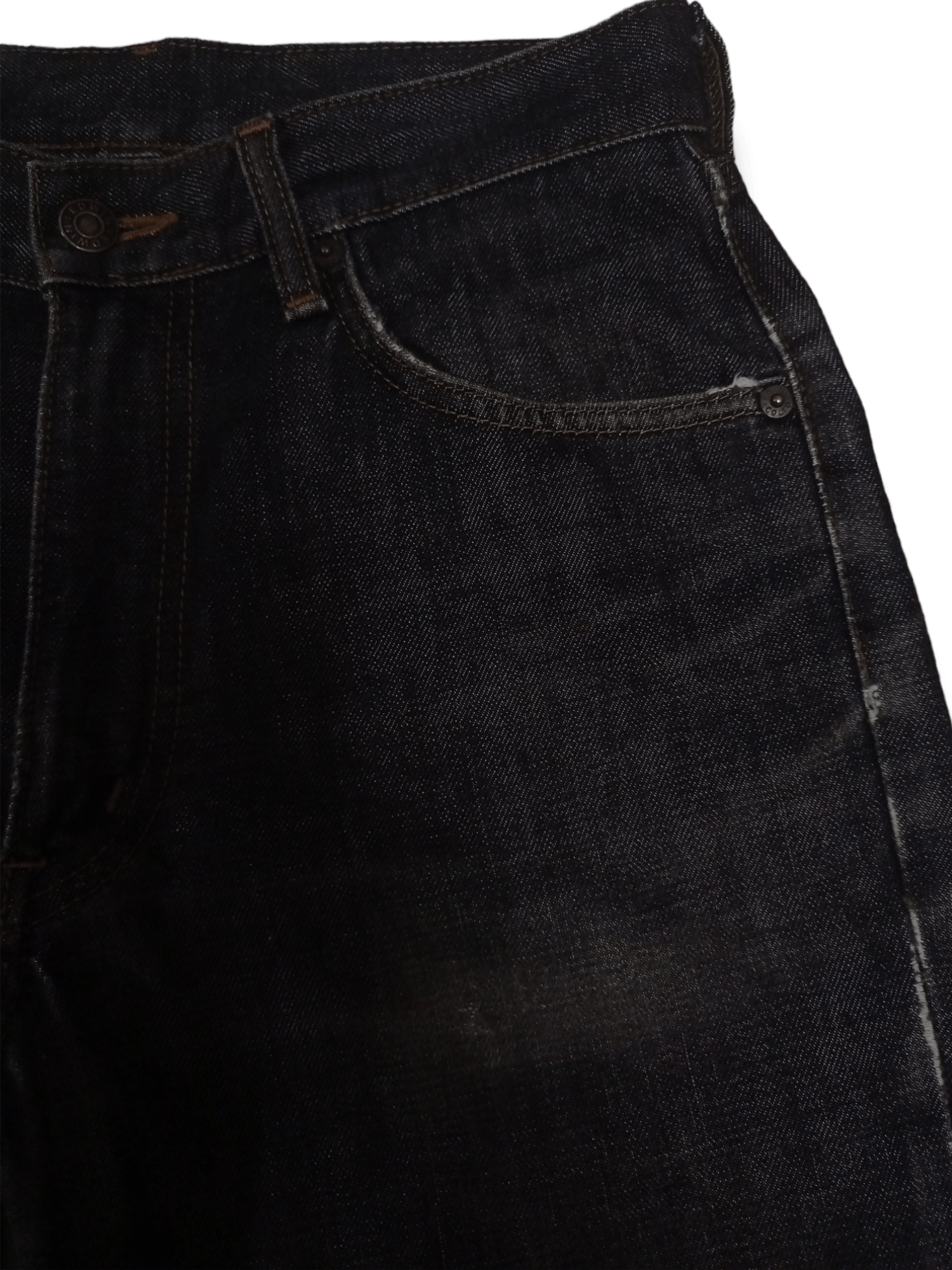 Edwin Vintage Edwin 503 Black Distressed Loose Jeans 27 X 30 Size US 27 - 5 Thumbnail