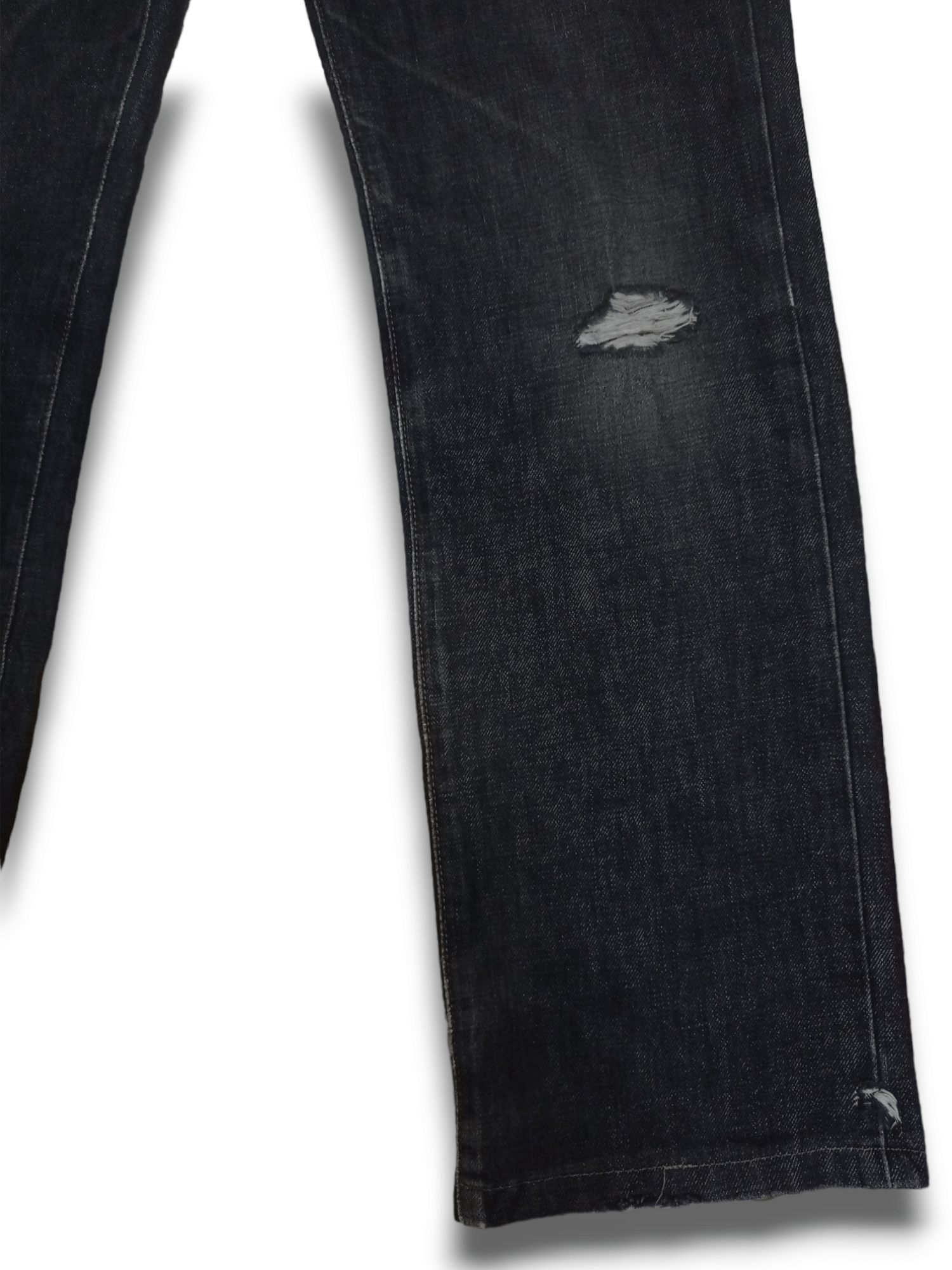 Edwin Vintage Edwin 503 Black Distressed Loose Jeans 27 X 30 Size US 27 - 7 Thumbnail